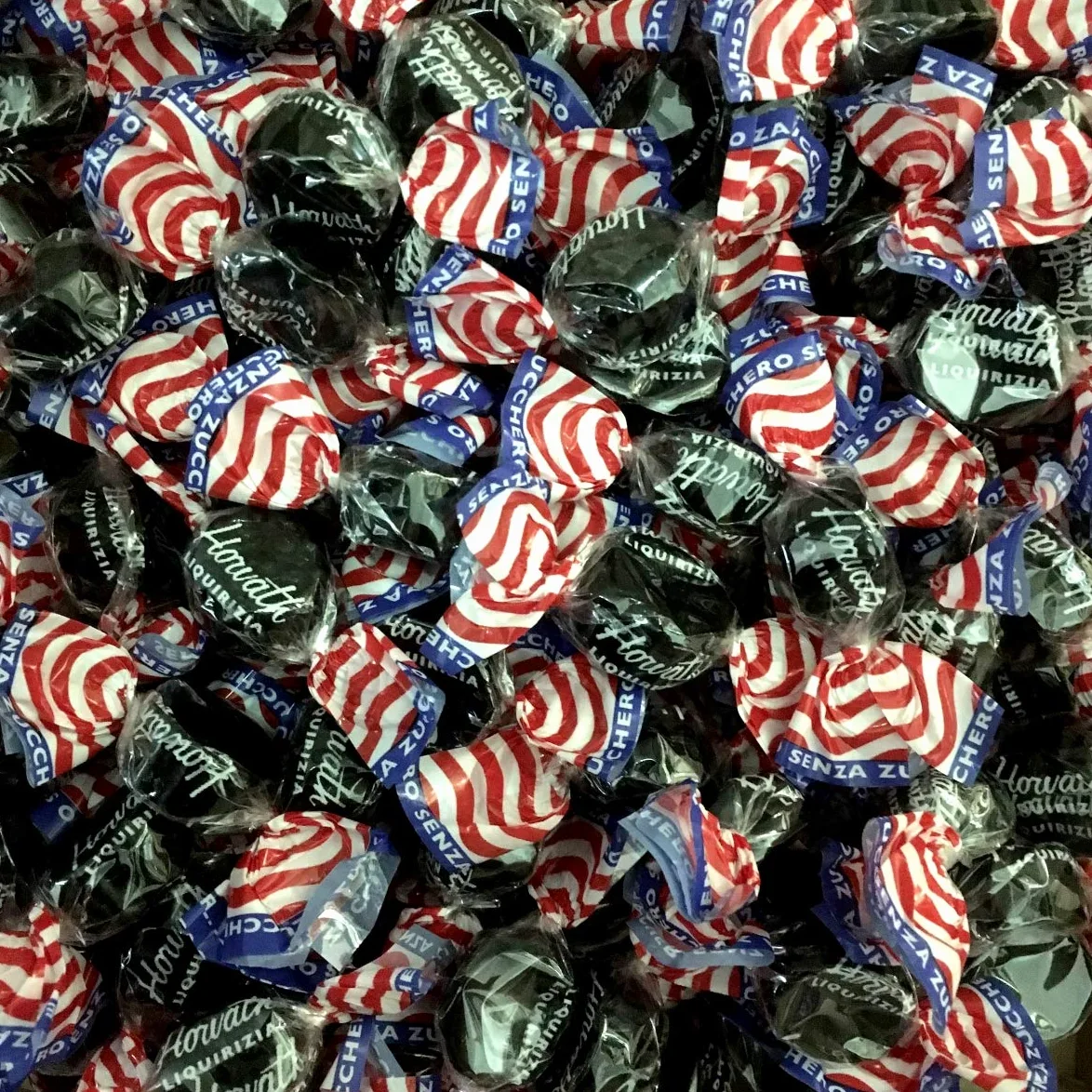Caramelle Gommose alla Liquirizia Senza Zucchero con edulcoranti - Moramor Liquirizia Horvath maxi confezione da Kg 2 (480 caramelle) - Senza zuccheri e Senza Glutine