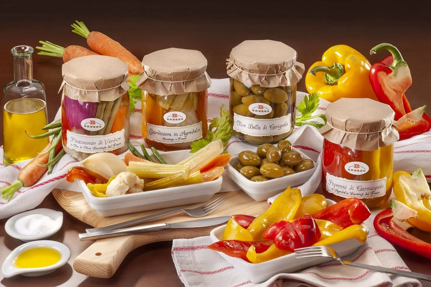 Brezzo - Peperoni di Carmagnola in agrodolce 560gr