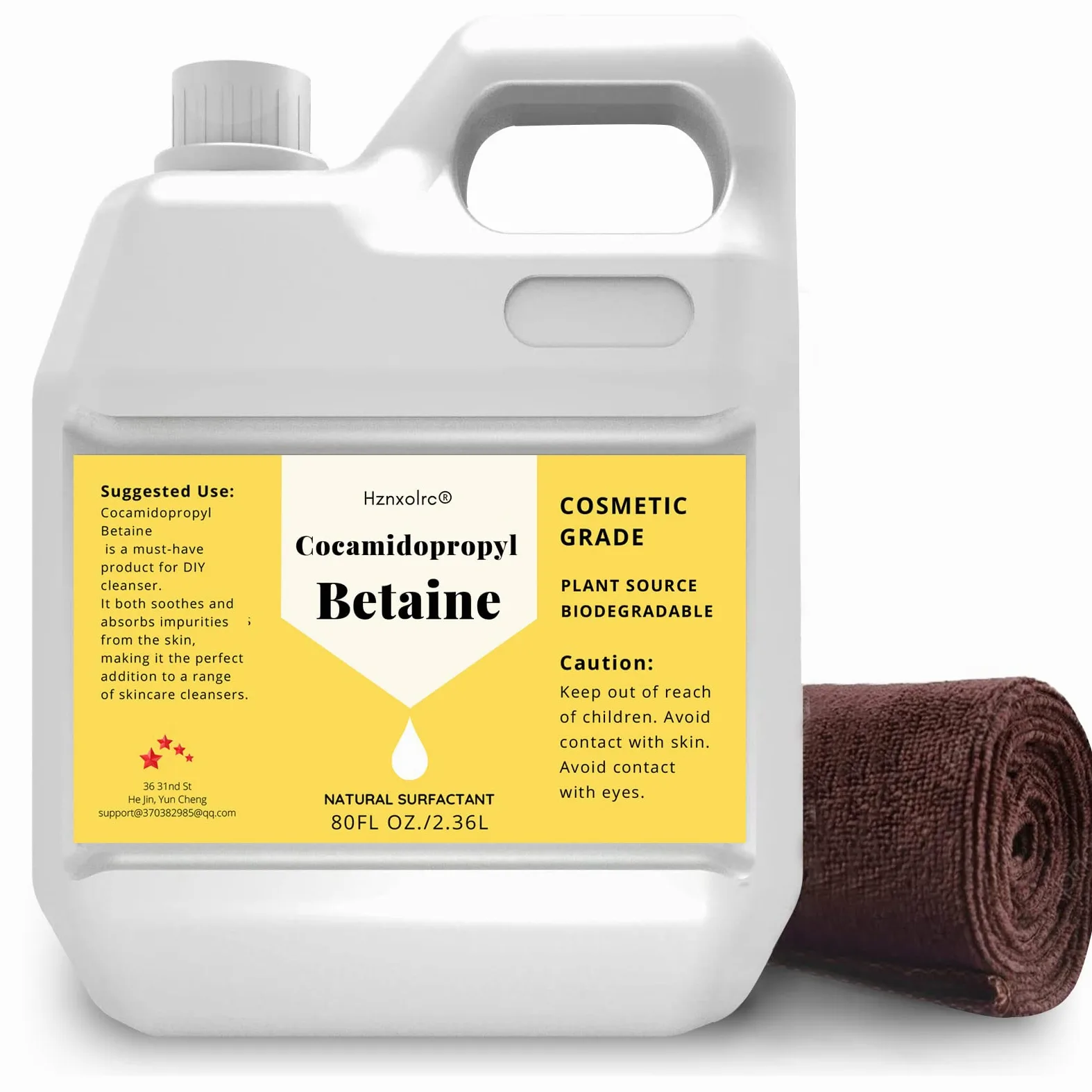 Cocamidopropil betaina pura da 80 once liquide (Coco Betaine)