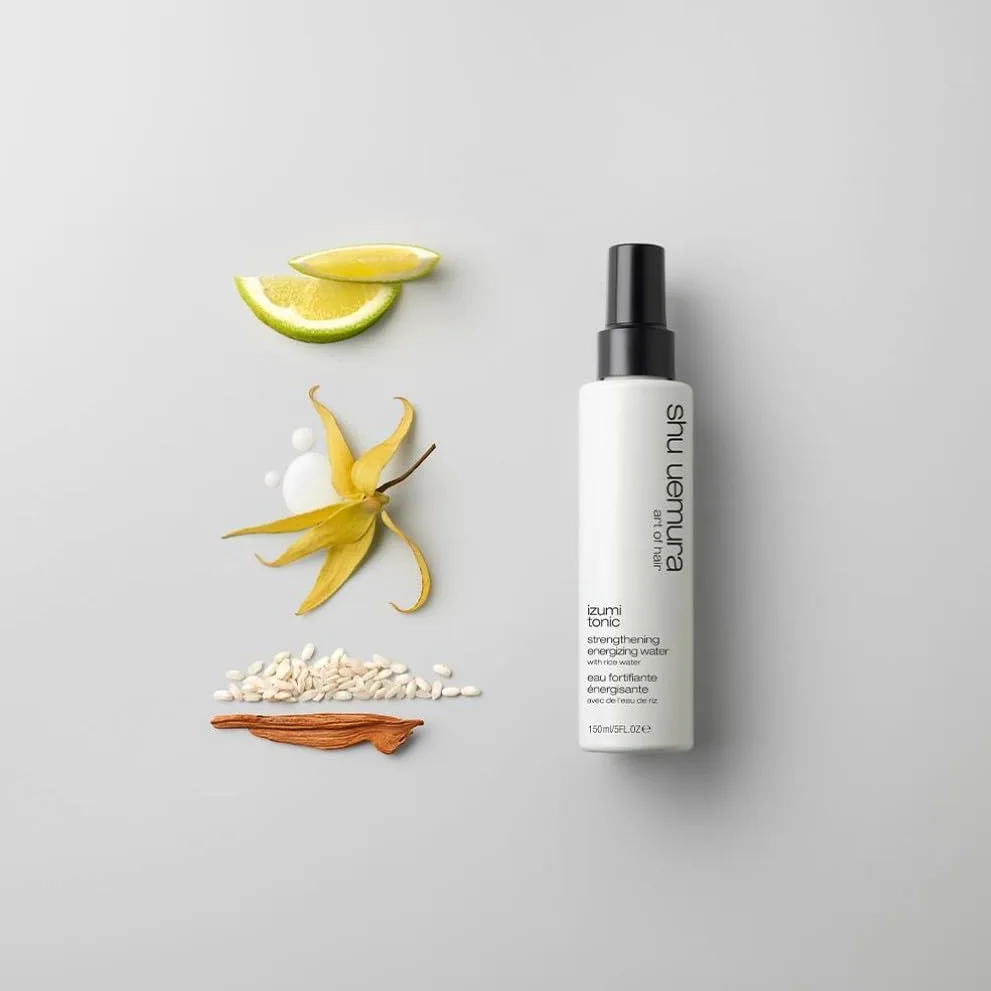 Shu Uemura Art of Hair, Spray per Capelli Anti-Rottura, Per Tutti i Tipi di Capelli, Effetto Corporizzante e Setificante, Arricchito con Acqua di Riso e Ceramidi, Texture Leggera, Izumi Tonic, 150 ml
