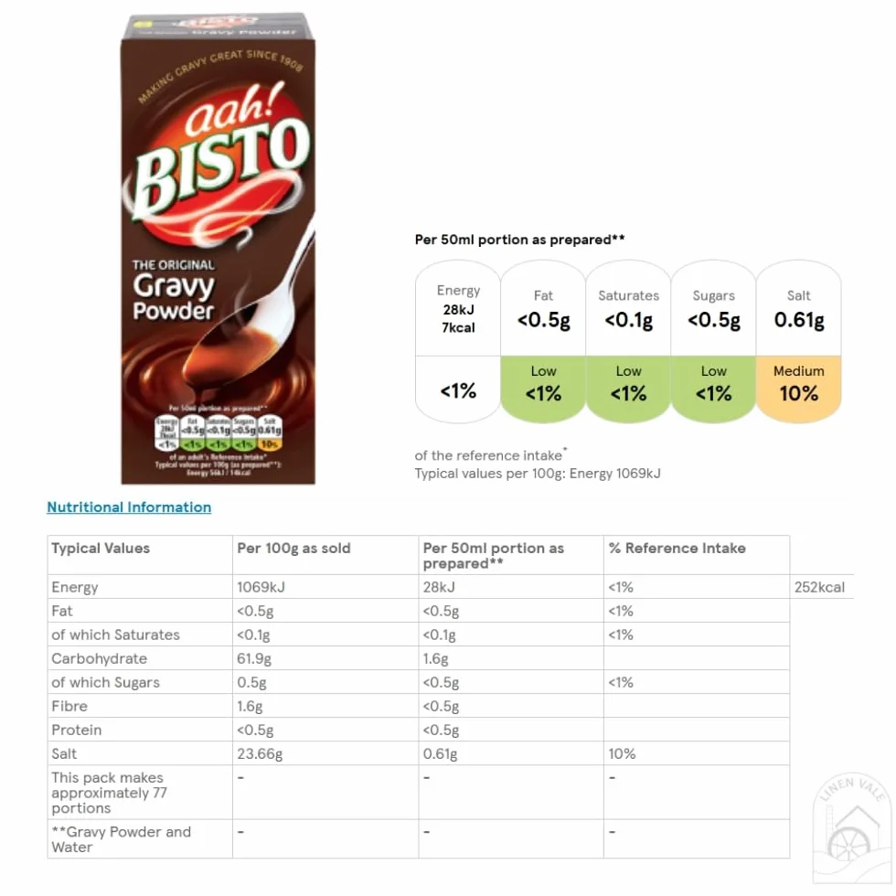 Bisto - Salsa in polvere, 200 g, 2 confezioni