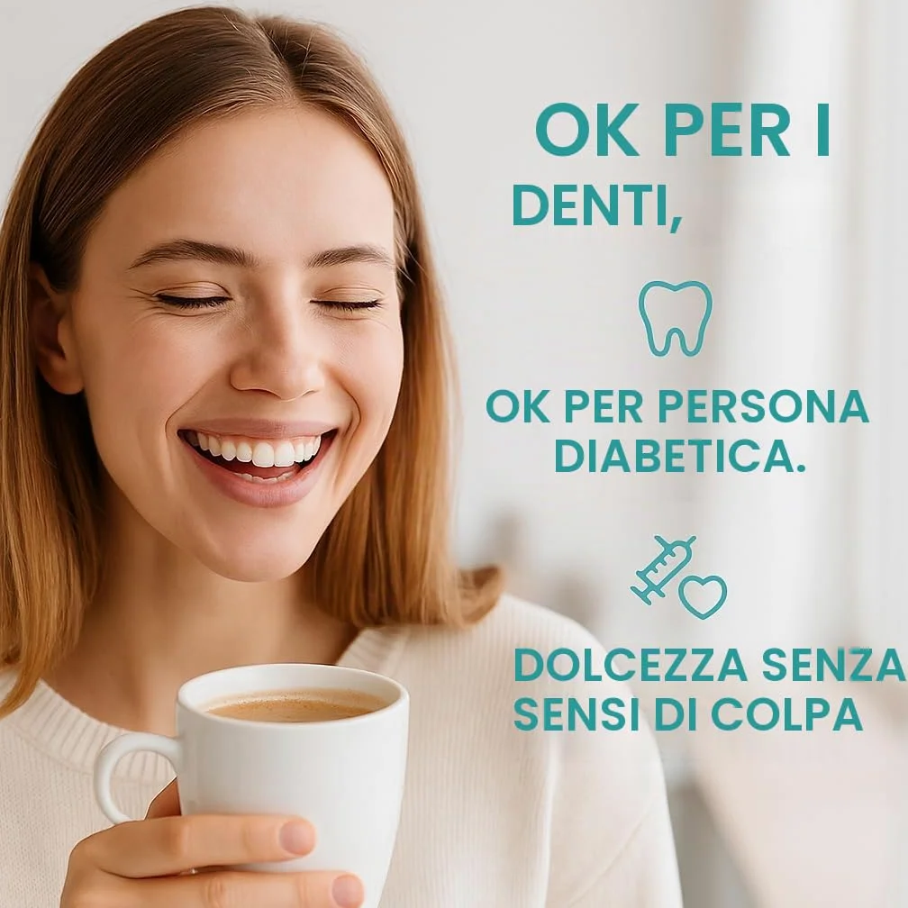 GiDeli Eritrito 5 kg in secchio, Zucchero semolato alimentare, Alternativa vegana e amica dei denti allo zucchero