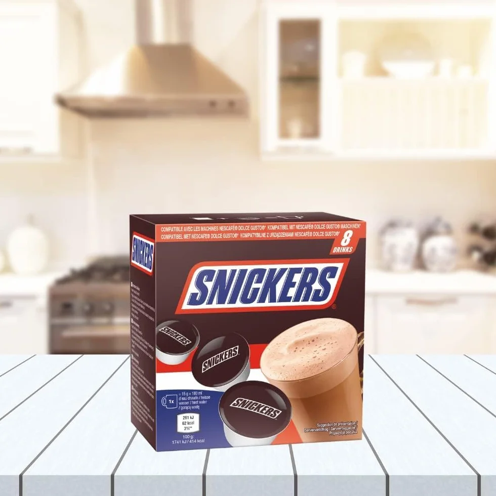 cafféluxe Marte, Snickers & Twix Dolce Gusto Capsule di cioccolata calda - 24 cialde di cioccolata calda
