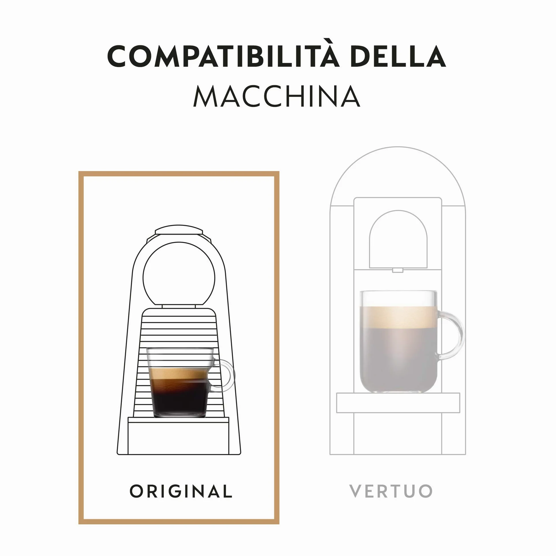 CAPSULE NESPRESSO ORIGINALI - Selezione Ispirazione Italiana da 100 Capsule Nespresso Caffè, Intensità da 6 a 13 (su 13), Linea Original, Capsule Riciclabili Nespresso