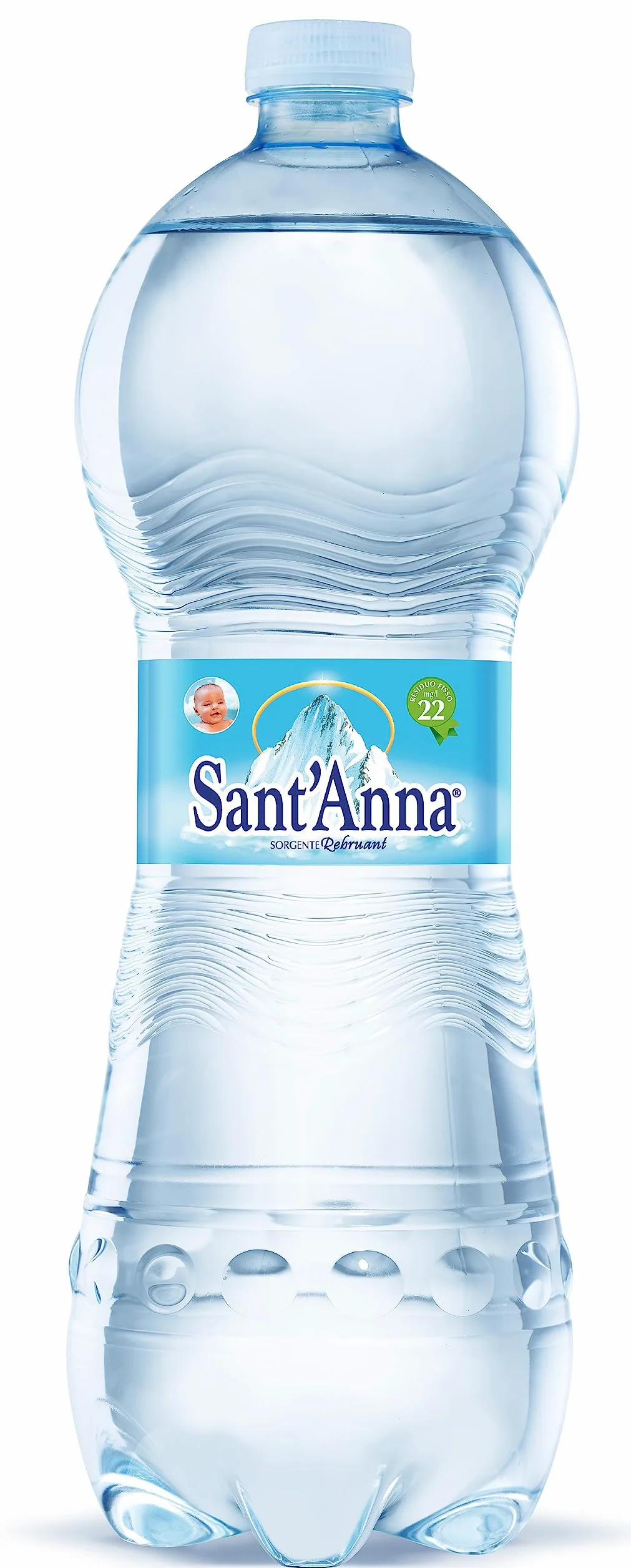 Acqua Sant'Anna Pack 1,0L Naturale | 54 bottiglie | Acqua Minerale Naturale Oligominerale Minimamente mineralizzata | Bottiglie di Plastica 100% Riciclabile
