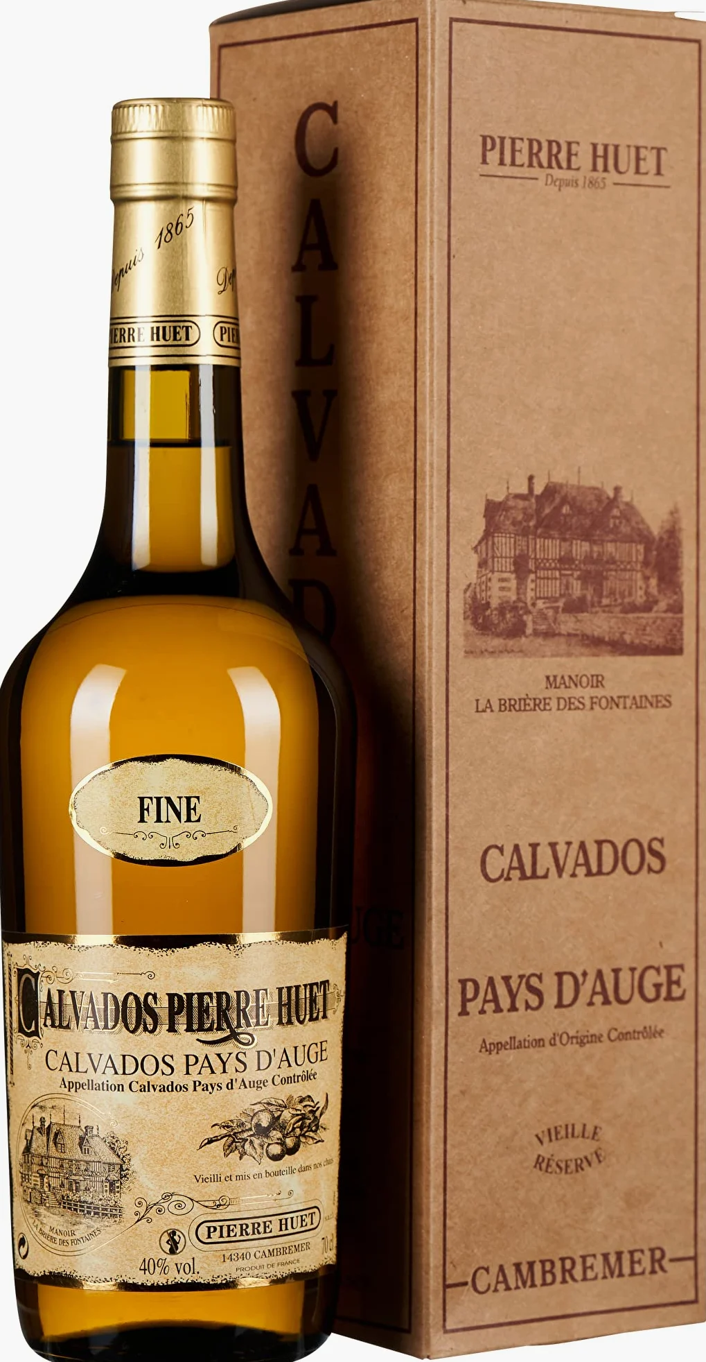 Pierre Huet, Calvados FINE Pays d'Auge, Astucciato 70cl