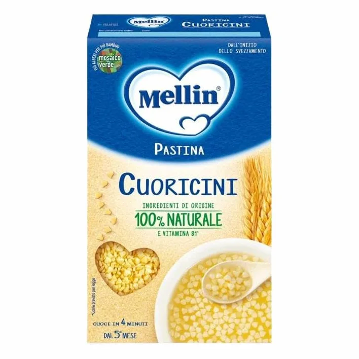 Pastina Cuoricini Farina di Grano Tenero 12 Confezioni da 320 GR