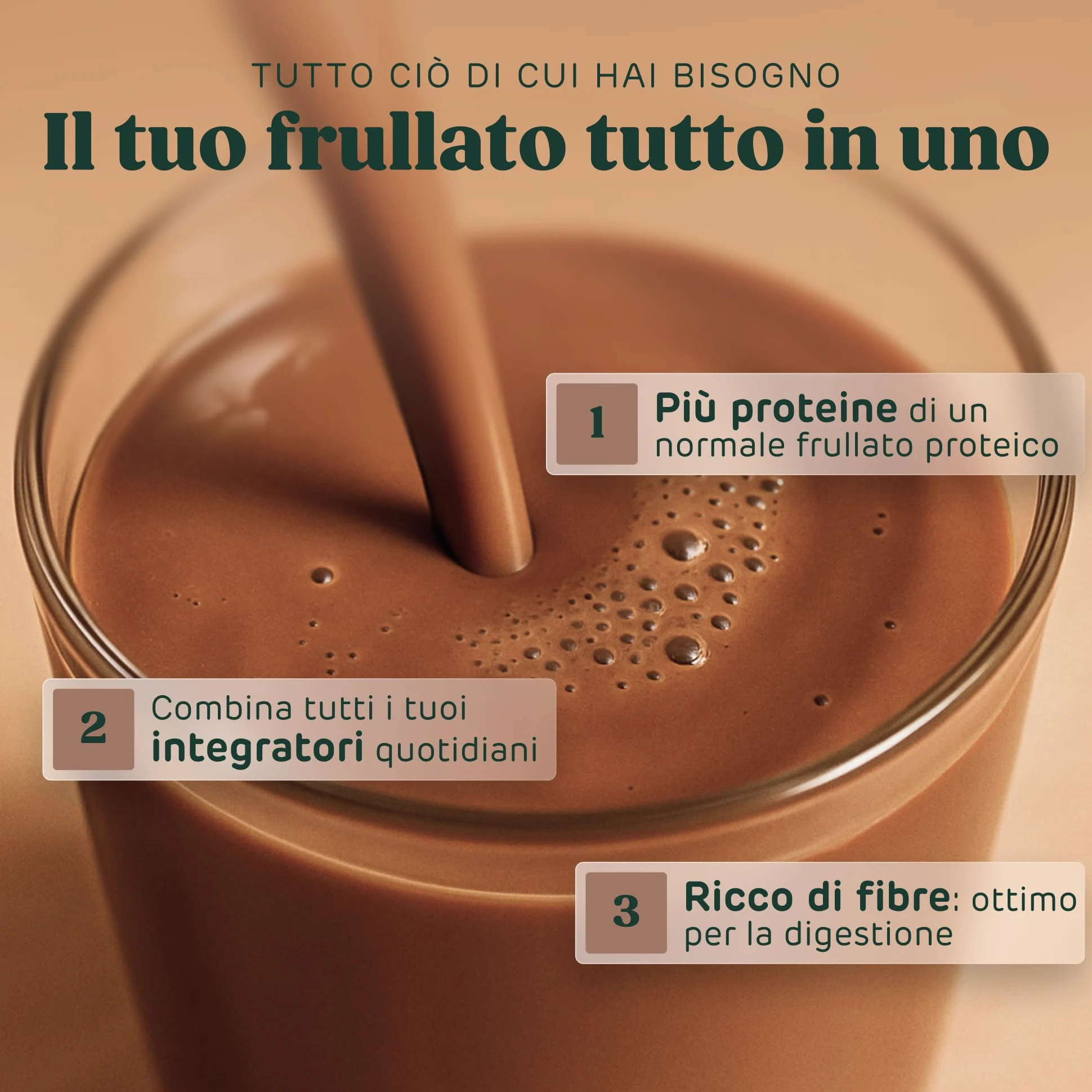 Saturo Pasto Sostitutivo Frullato Gusto Cocoa | 36 g di proteine & senza zucchero | 400 kcal | Vegano | Pasto Bevibile con Nutrienti Essenziali | Cioccolato | 6 x 400 ml