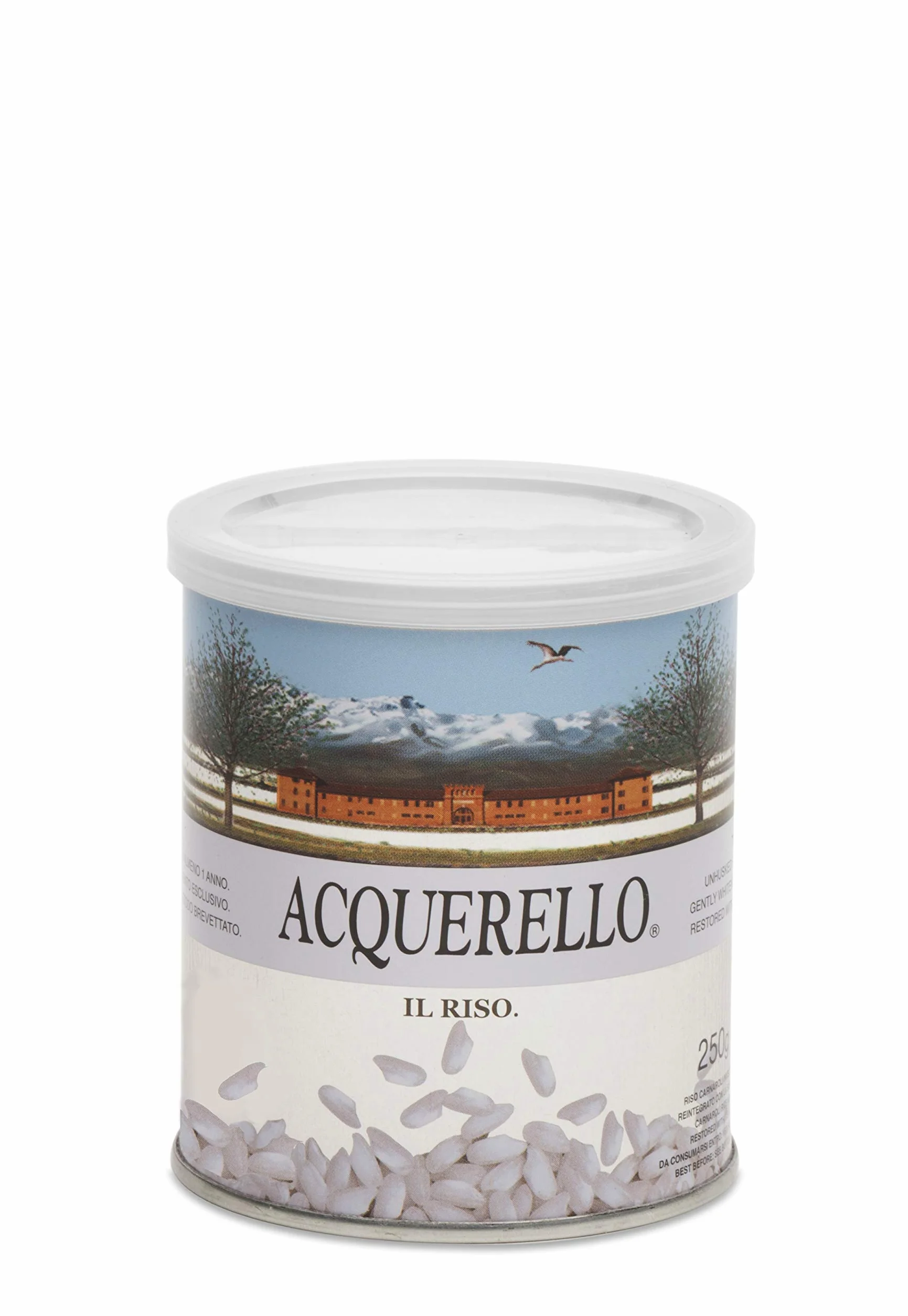 Riso Acquerello invecchiato 1 anno - 20 lattine da 250 grammi [5 kg]