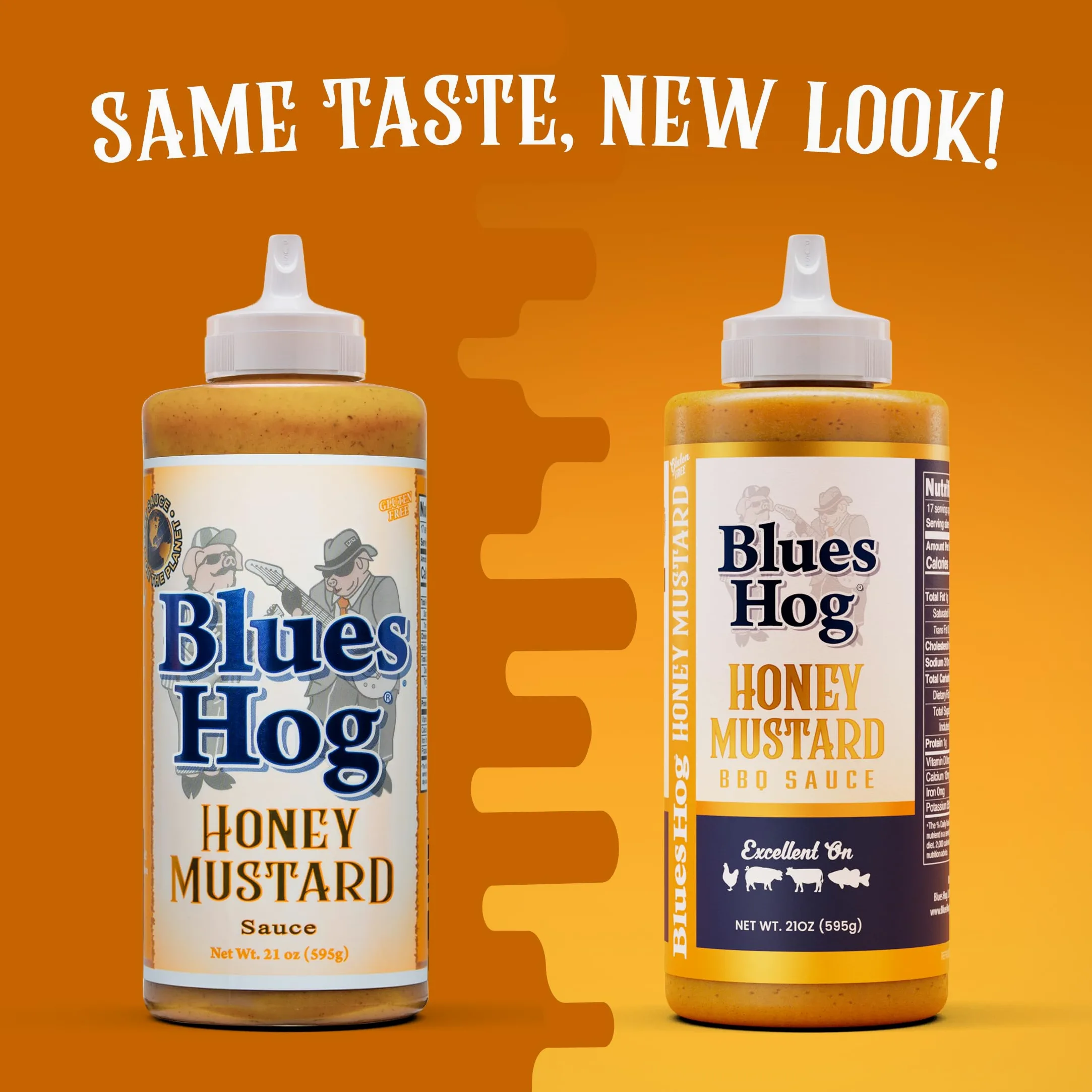 Blues Hog - Honey Mustard Sauce Squeeze Bottle - 595g