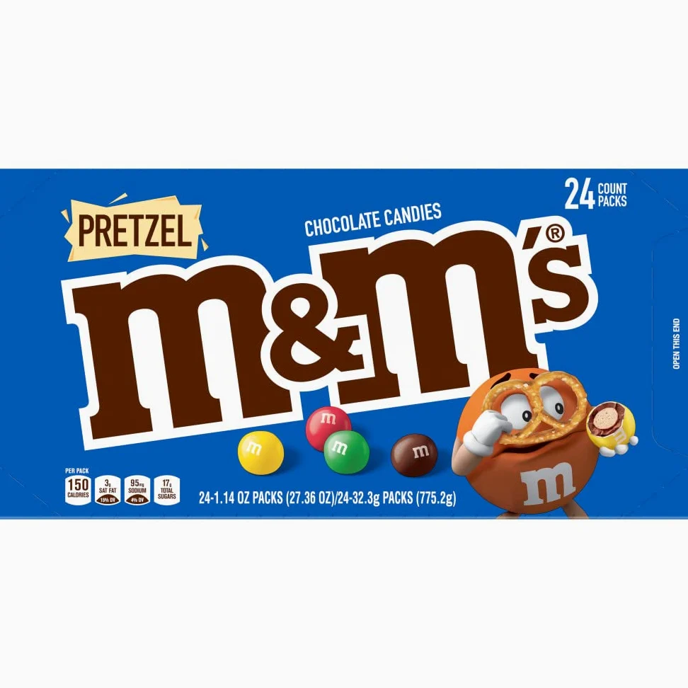 M & M' Brezel 32 g (Packung mit 24)