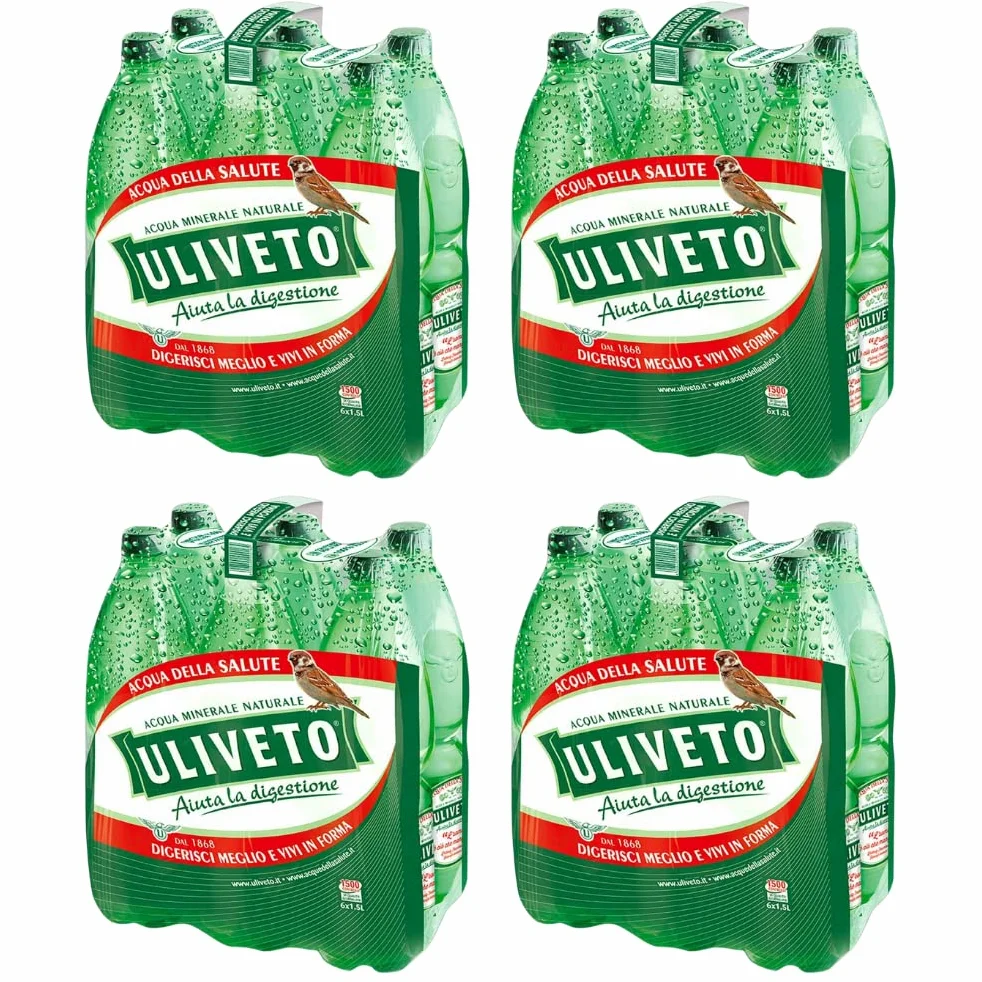 Uliveto Acqua Effervescente 24 Bottiglie da 1.5 Litri