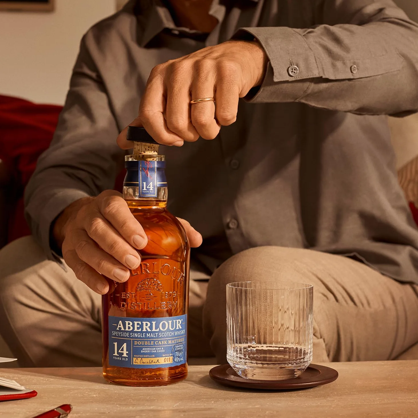 Aberlour 14 Years Old Double Cask Single Malt Scotch Whisky, Speyside, vol 43%, 70 CL