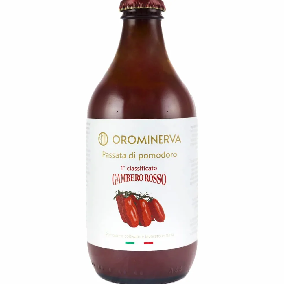 OROMINERVA - Passata di pomodoro artigianale 330 g - Confezione 12 pz