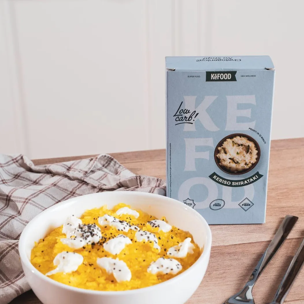 Kefood® Kit Pasta Keto (Box Scorta 6 Confezioni) – Mix 2 Spaghetti, 2 Riso, 2 Gnocchi – Pasta di Konjac Shirataki Senza Glutine e Low Carb