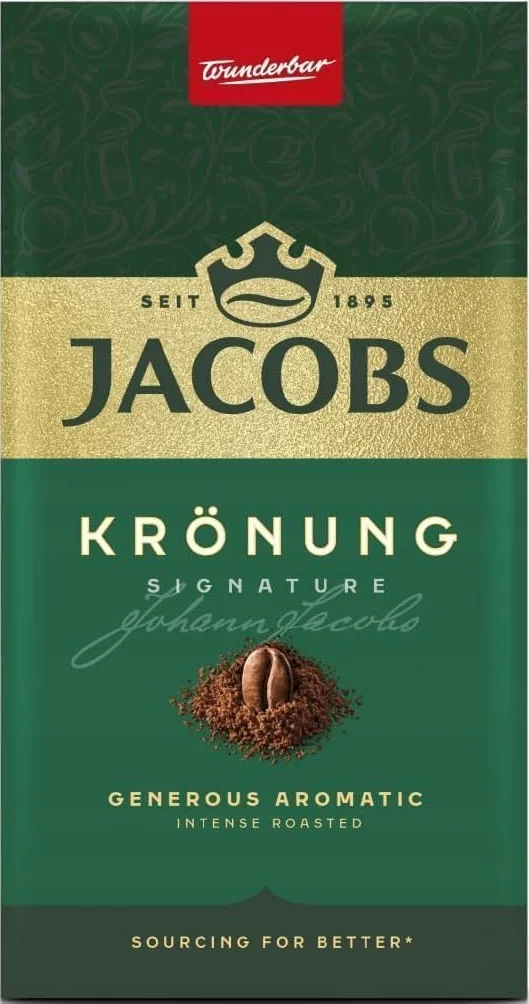Jacobs - Miscela di Caffè Macinato Kronung - 12 confezioni da 250 gr (Totale 3 Kg)