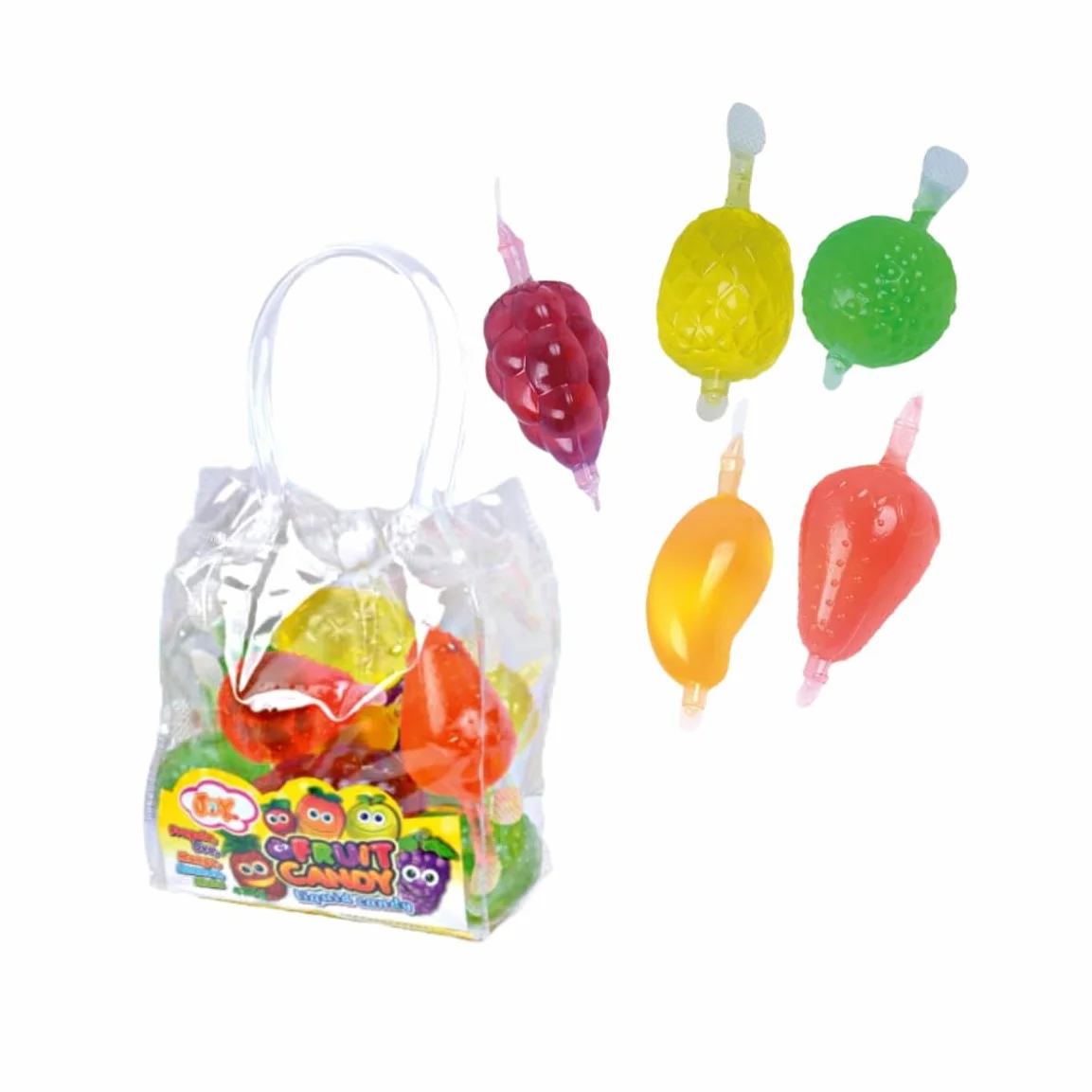 Fruit Splash Little Bag Joygum Caramelle Liquide da Schiacciare Borsetta da 420 g