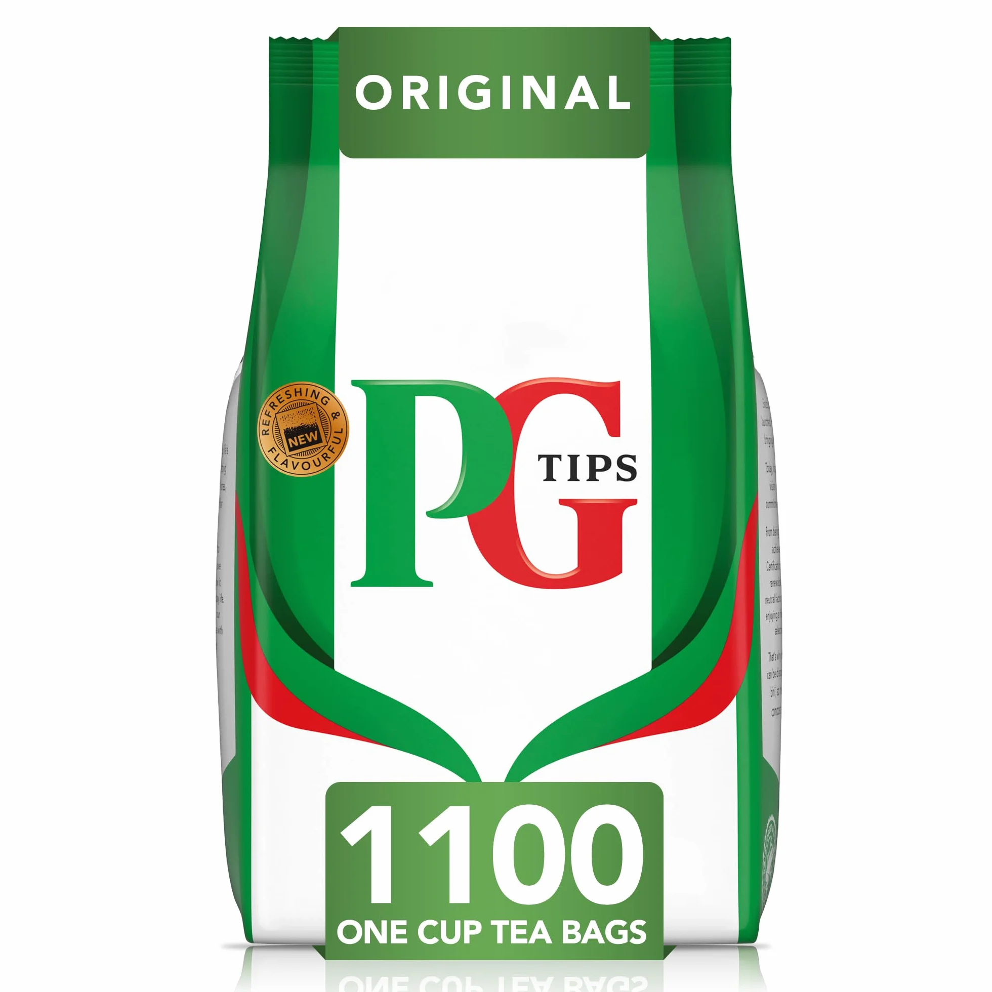 Bustine di tè PG Tips One Cup Pyramid, confezione da 1 (Totale 1100 bustine di tè)
