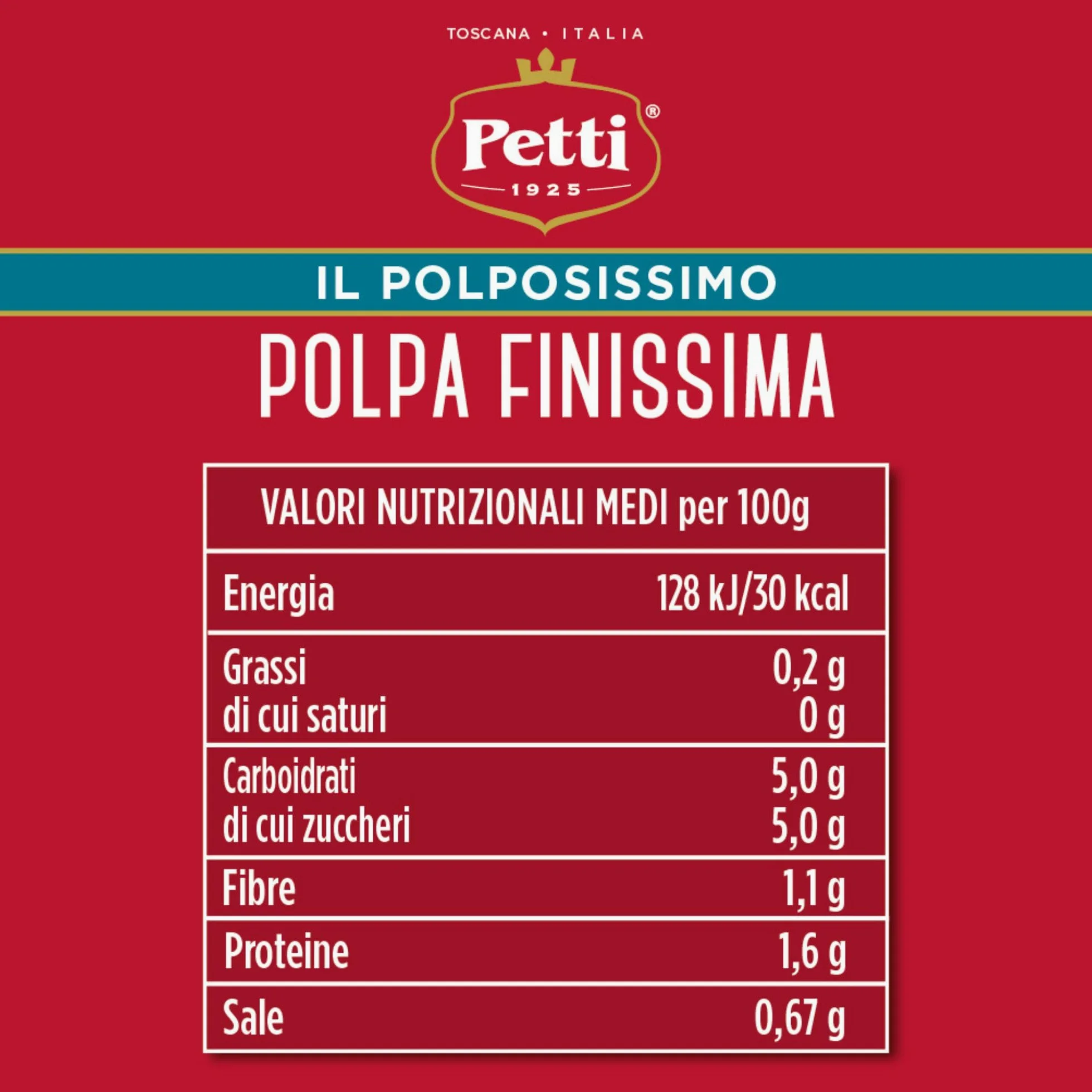 Petti il Pomodoro al Centro Polpa Finissima il Polposissimo – 8 Confezioni da 3 X 400 Gr
