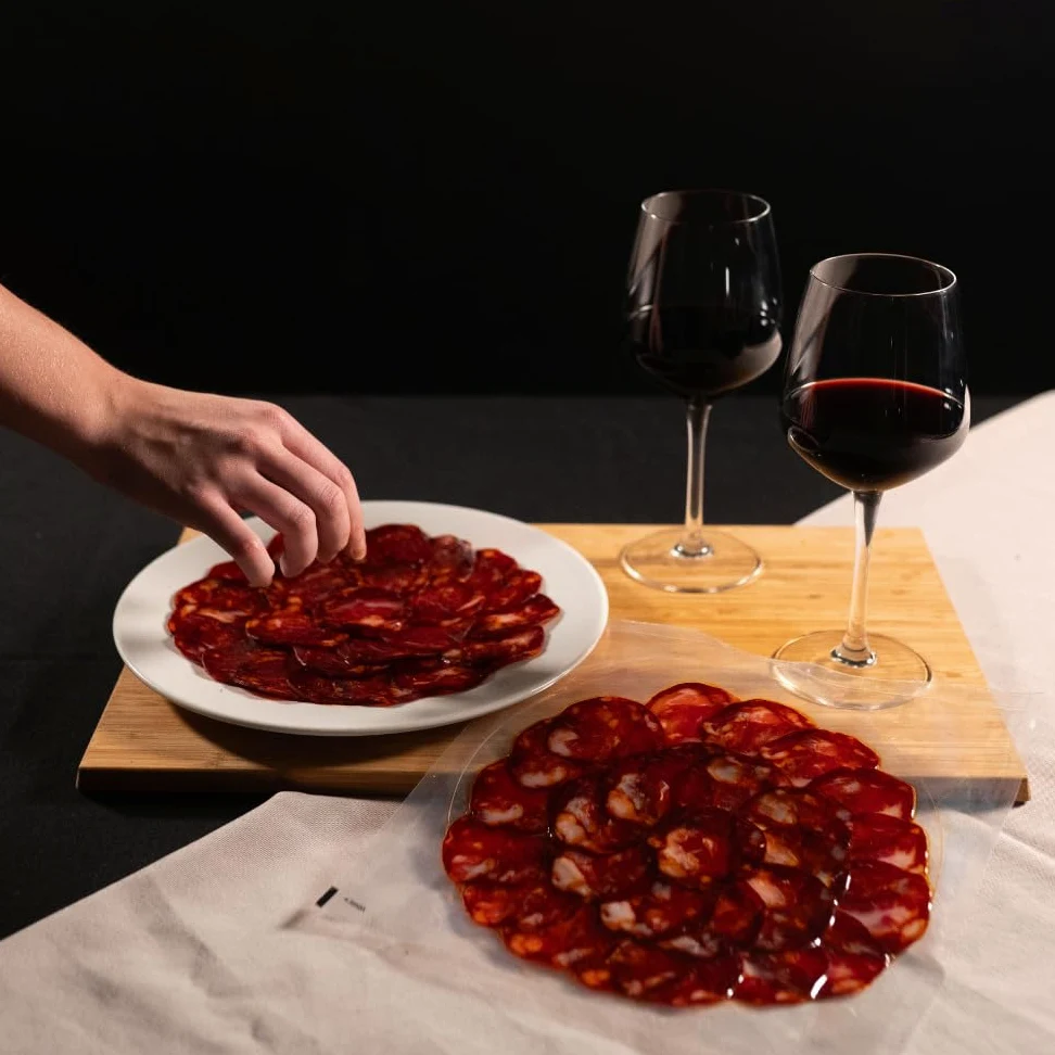 Balsanera Ibérico - Chorizo Iberico di Ghianda (1/2 Pieza) | Peso approssimativo: 500gr | Stagionatura: 4-5 meses | Sottovuoto