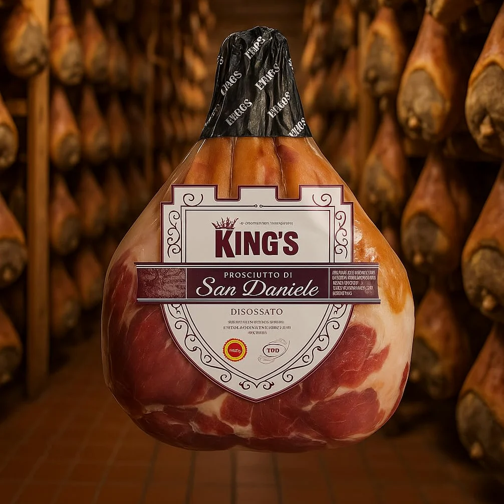 Prosciutto di San Daniele Disossato 8kg – Stagionatura Naturale, Gusto Autentico della Tradizione Friulana – Ideale per Gastronomie, Ristoranti, Catering e Uso Domestico