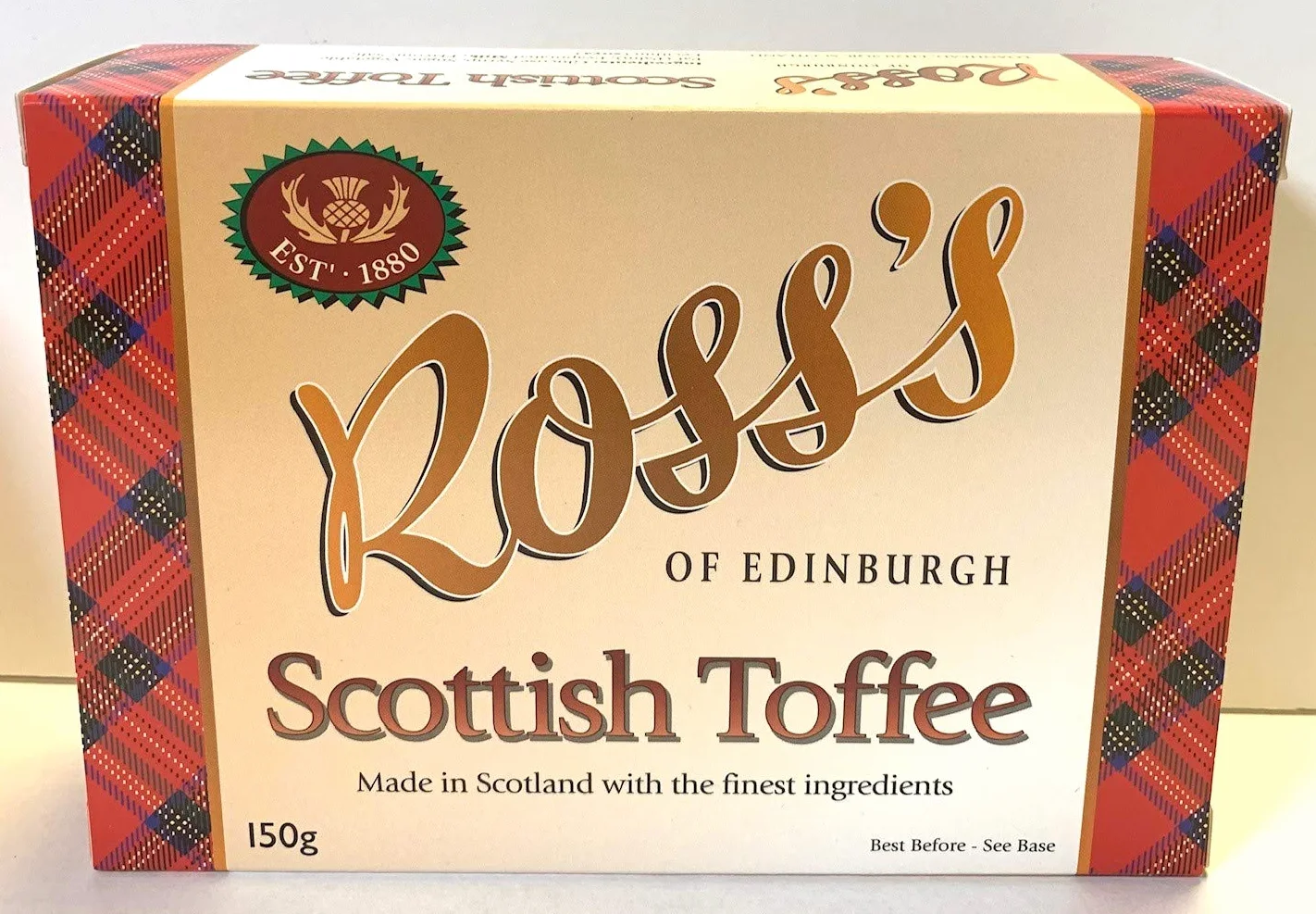 Ross's of Edinburgh Scottish Toffees, confezione regalo, 150 g