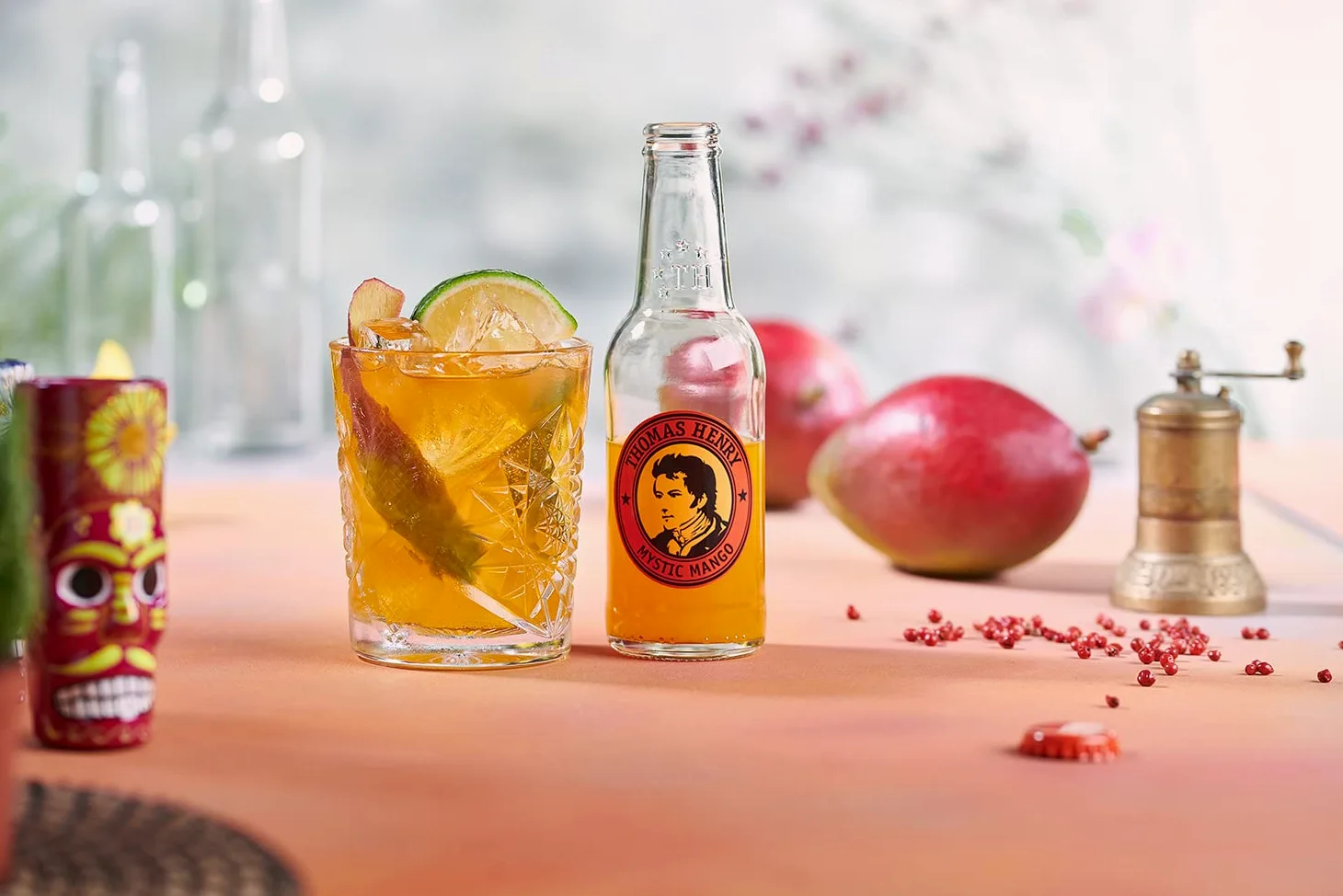 Thomas Henry Set di 10 varietà Tonic Water, Dry, Botanical, Cherry Blossom, Spicy Ginger, Ale, Lemon Amaro, Soda Water, Mystic Mango & Pink Pompelmo