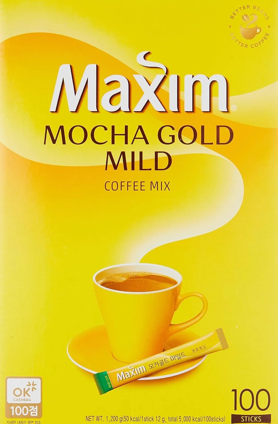 Maxim Mocha Gold Korean Instant Coffee – 100PKS