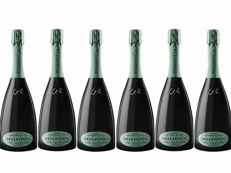 BELLAVISTA Franciacorta DOCG Grande Cuvèe Alma Non Dosato 6 bottiglie x 0,75 l
