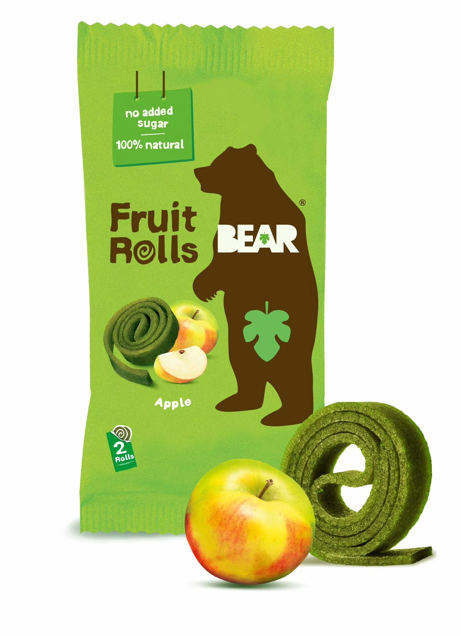 Bear Yoyo 100 Percent Fruit Rolls Apple 20 g (Pack of 18)