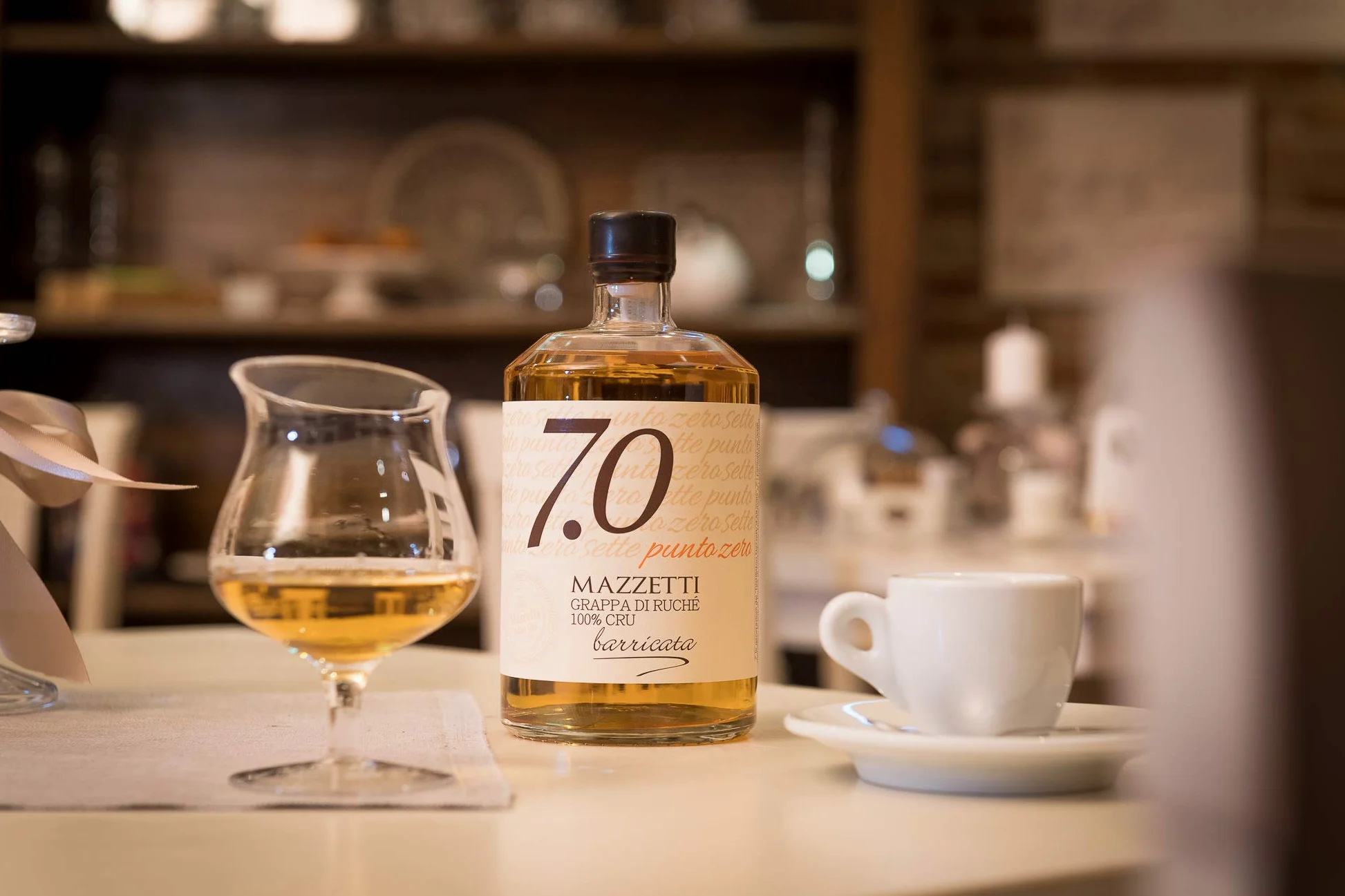 Mazzetti d'Altavilla Riserva Vitae Grappa Invecchiata in cassetta - 700 ml & 7.0 Grappa di Ruche' Invecchiata in Barriques - 700 ml