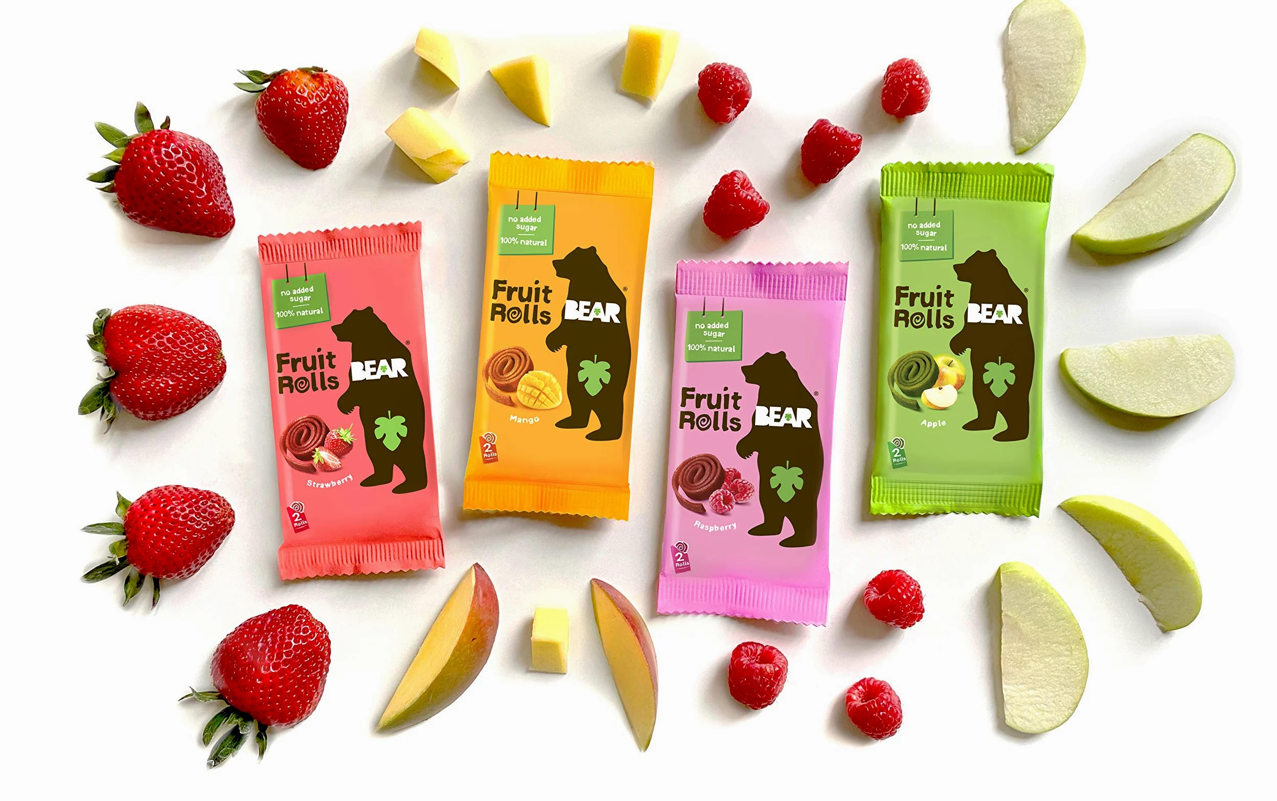Bear Yoyo 100 Percent Fruit Rolls Apple 20 g (Pack of 18)