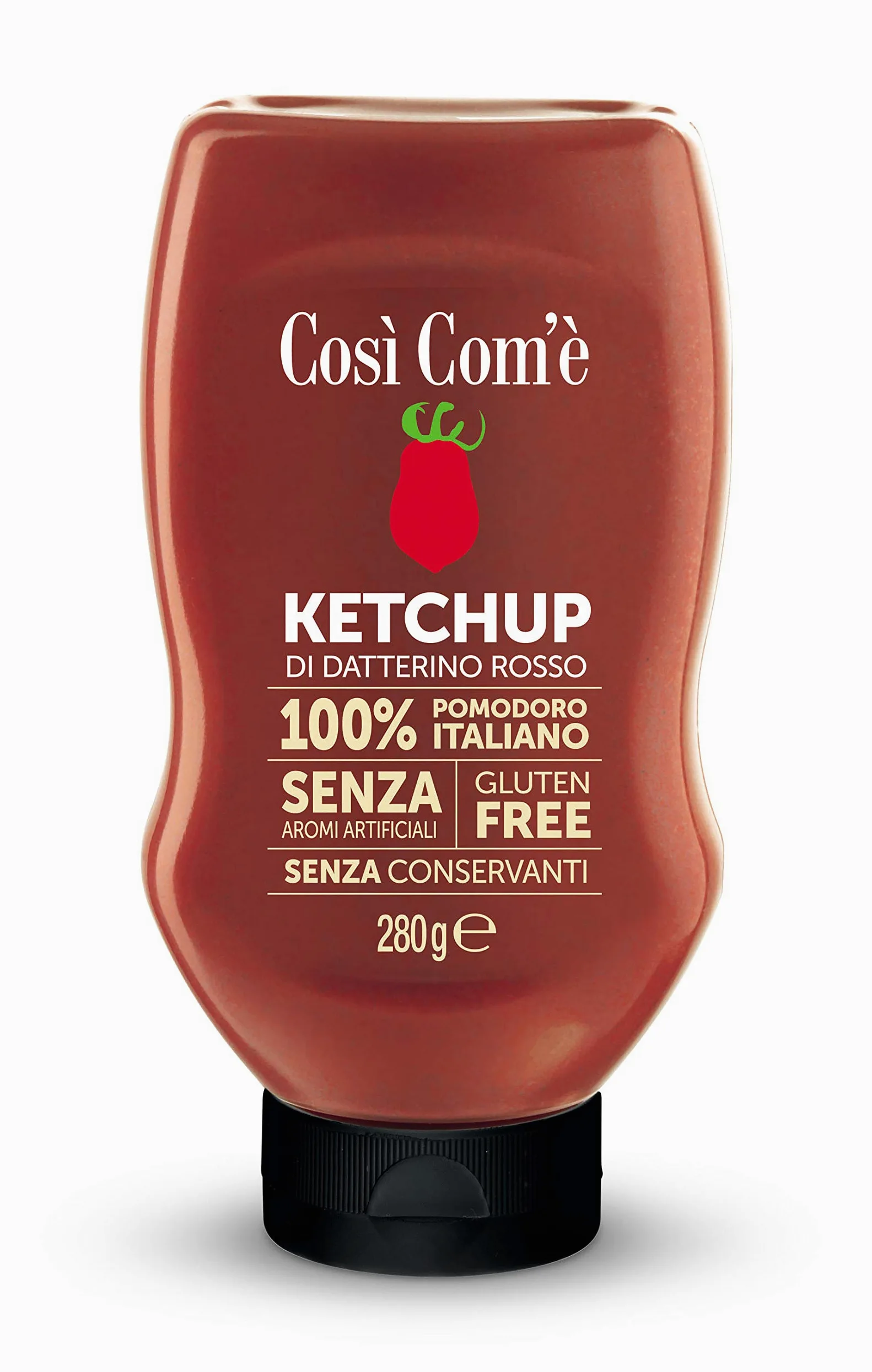Ketchup italiano di datterino rosso Gr.280 - conf. da 6