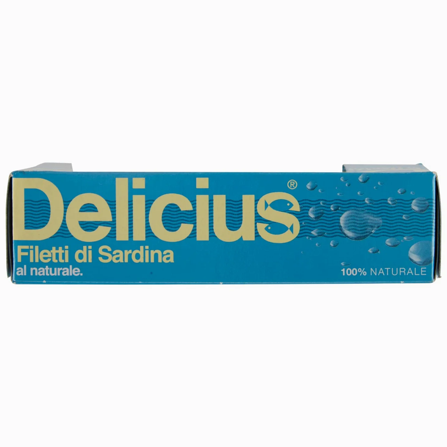 Delicius Scatola di Filetti di Sardina al naturale 120g (10 pezzi)