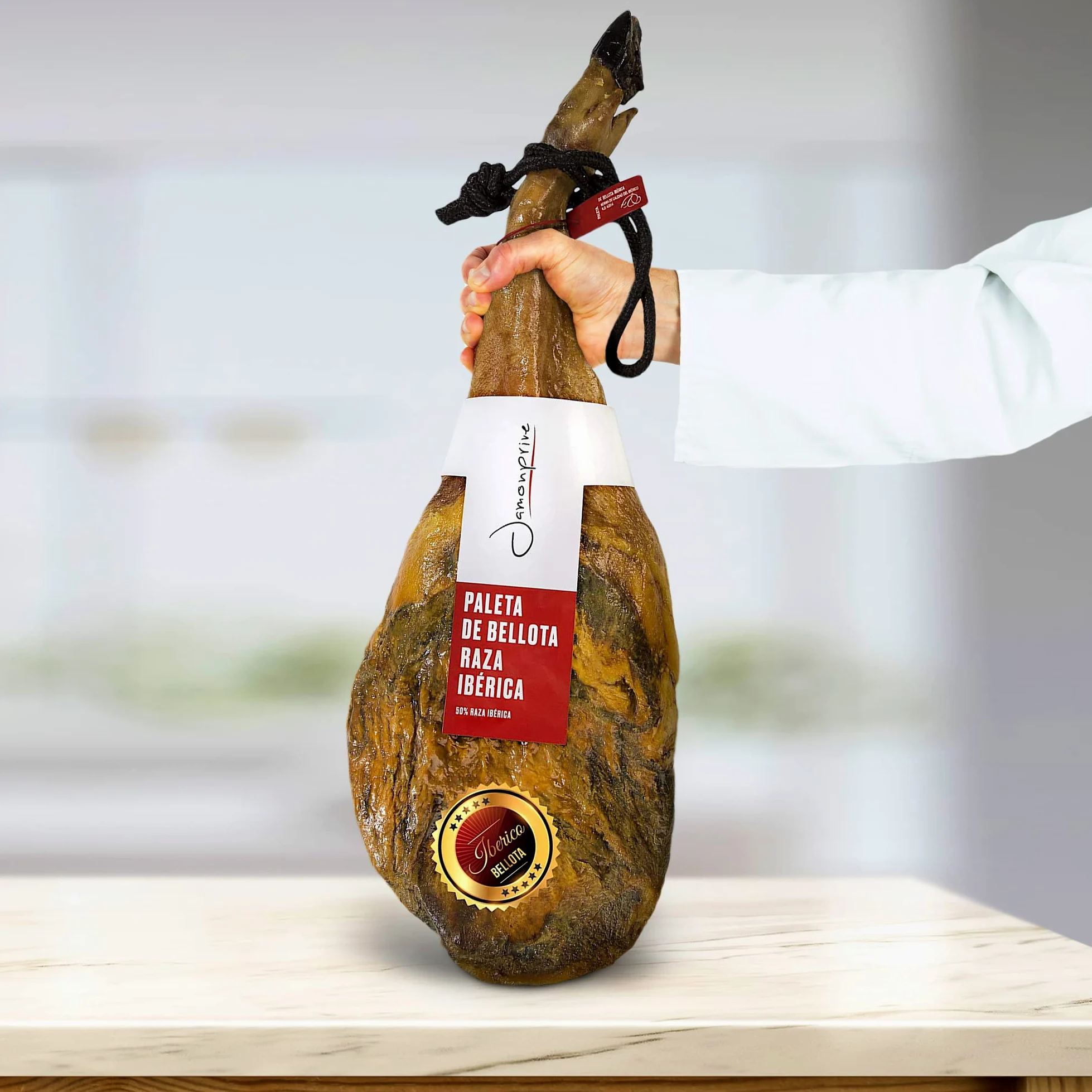 Prosciutto Pata Negra ibérico (Spalla) di Ghianda 4 - 4.5 Kg - Jamon Iberico Bellota