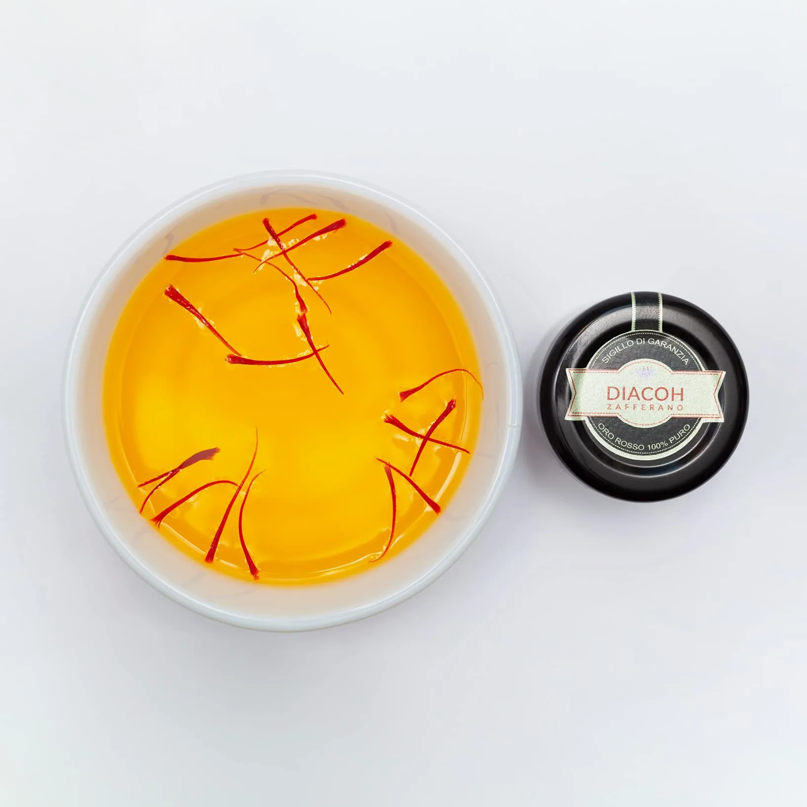 Zafferano In Polvere DIACOH Puro | Naturale Al 100% | Premium | Categoria Prima Qualità | Ideale Per Il Risotto Alla Milanese. (5gr)