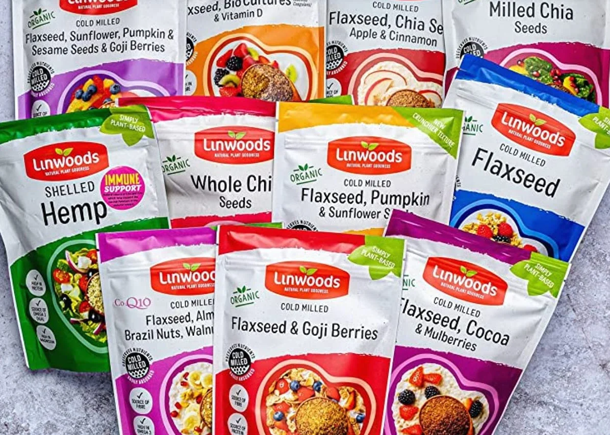 Linwoods Fresati Semi Di Lino, Noci, Noci Del Brasile, Mandorle E Q10 (360g) (Confezione da 6)