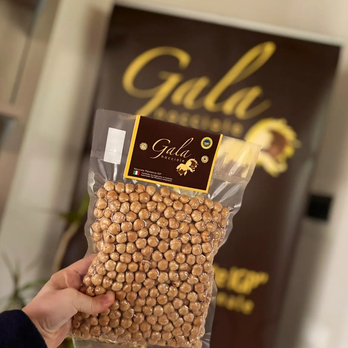 Gala Nocciole - Nocciole Piemonte IGP 500 g, Italiane Premium, Frutta Secca Naturale, Ricche di Gusto, Ideali per Dolci e Snack
