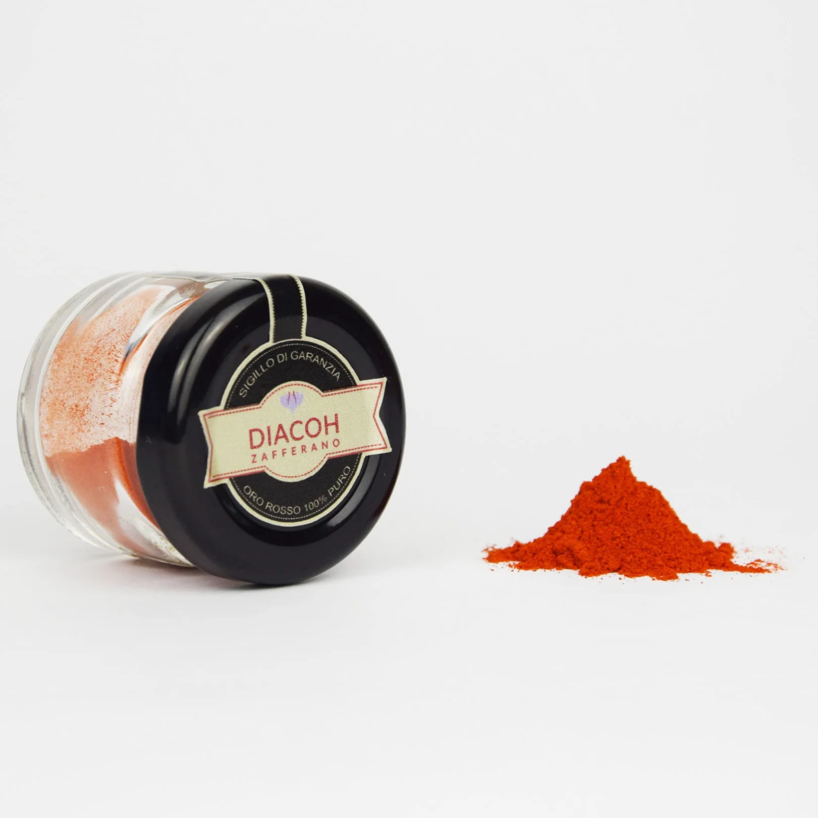 Zafferano In Polvere DIACOH Puro | Naturale Al 100% | Premium | Categoria Prima Qualità | Ideale Per Il Risotto Alla Milanese. (5gr)