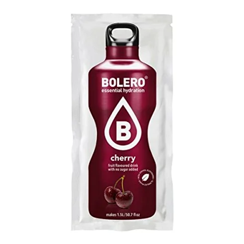 BOLERO Drinks 72 bustine da 9 grammi gusto CHERRY - Preparato istantaneo per Bevande con Stevia e Vitamina C e Senza Zucchero