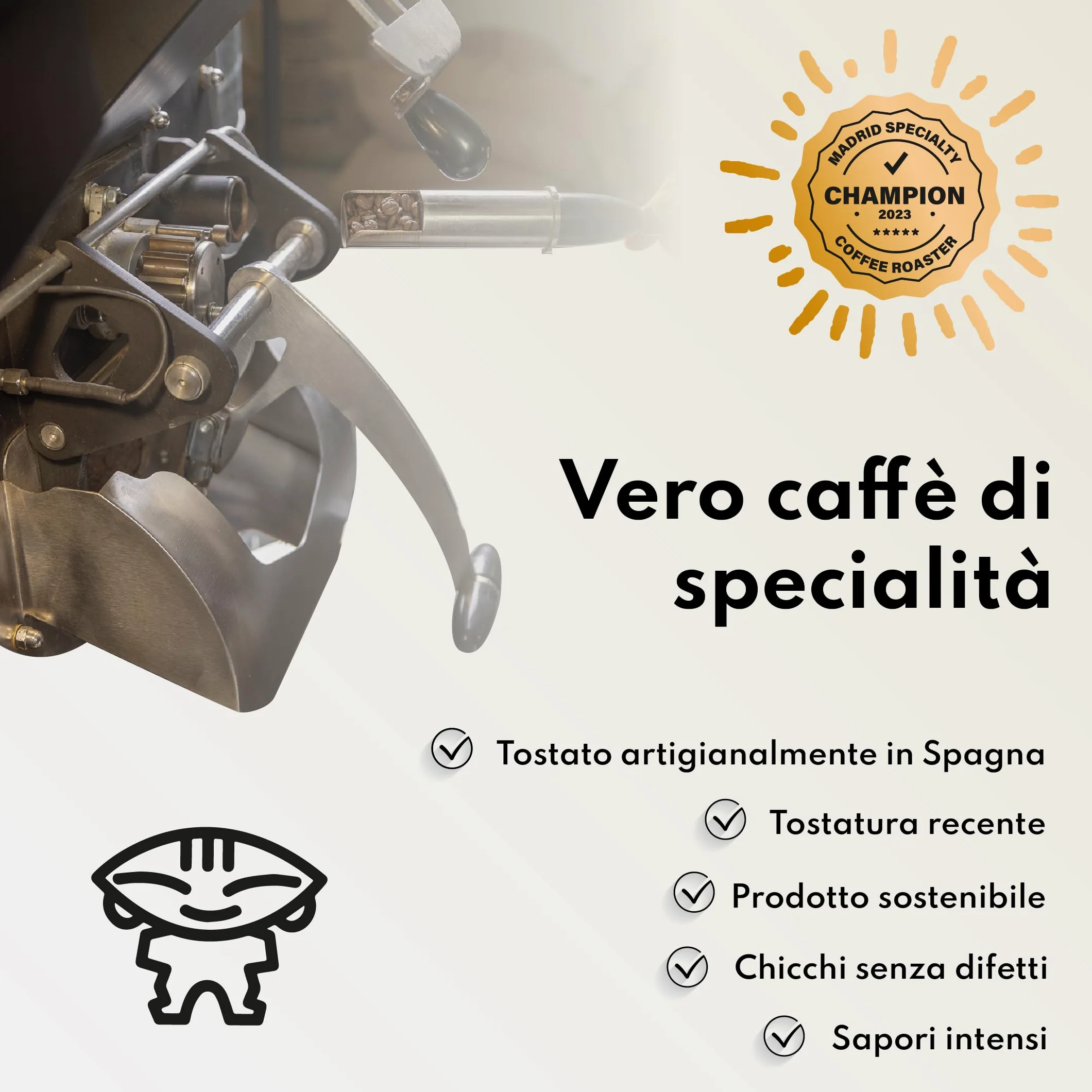 Bocono Specialty Coffee. Caffè Colombiano Specialty Coffe. Caffe in Grani 1 kg. Caffè in Grani Naturale di Specialità Tostatura Media Artigianale. Processo Lavato. Caffe in Grani Arabica per Espresso