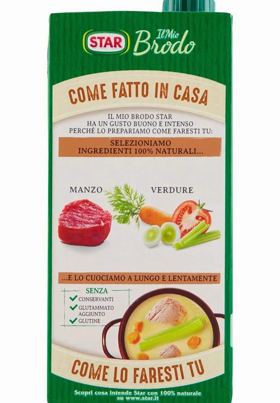 Star Il Mio Brodo Di Manzo, 1000 Millilitro