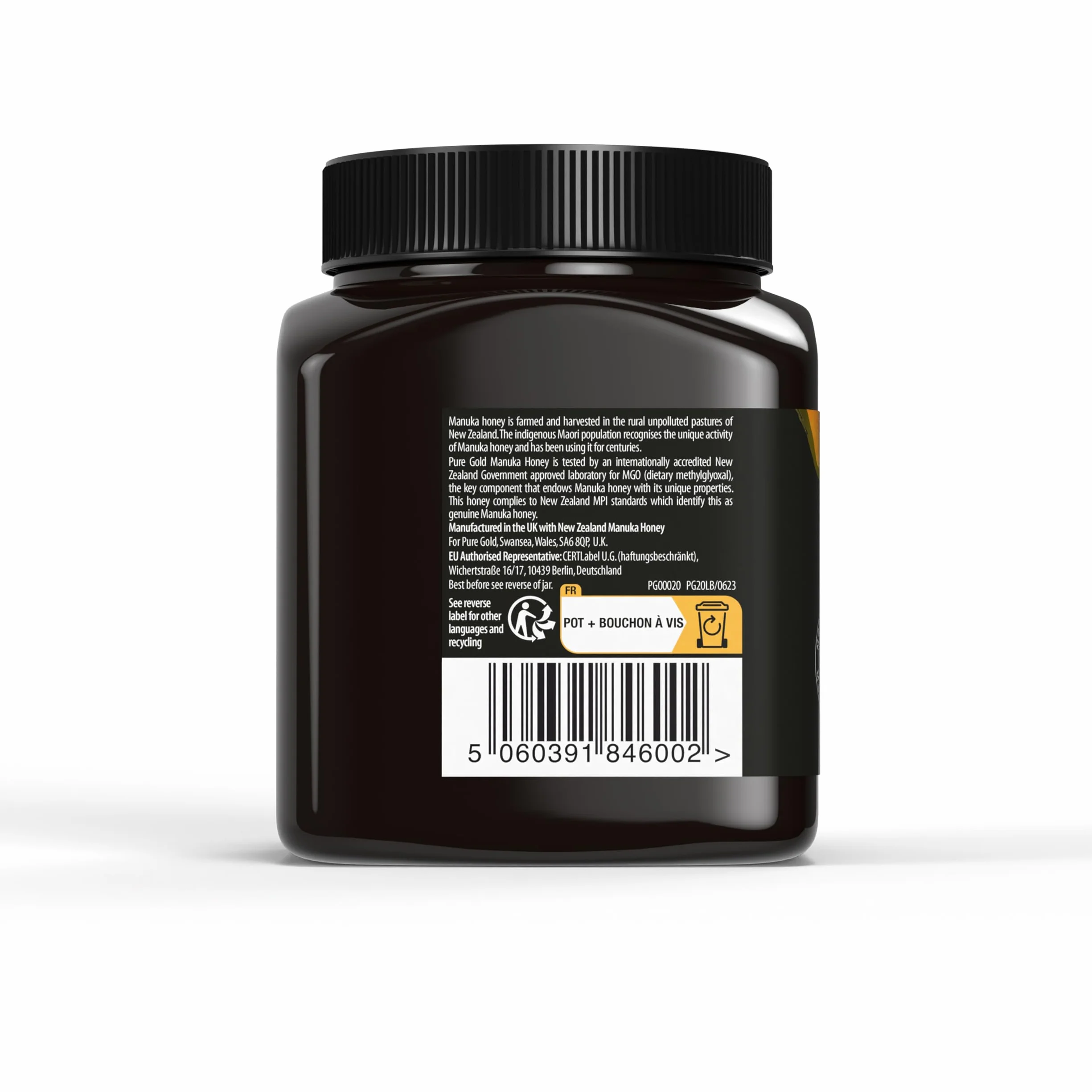 Miele di Manuka Selezionato Premium 525+ MGO 250G