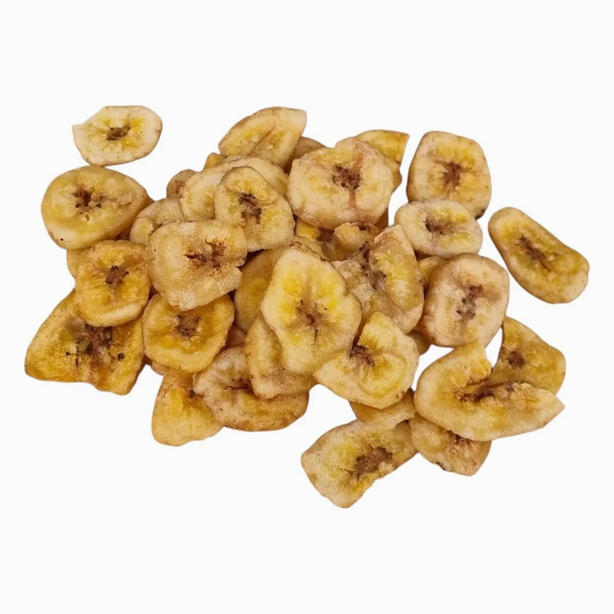 IGART FOOD & WOOD Banana Chips Essiccata Rondelle dalle Filippine Snack Dolce Frutta Tropicale Croccante Formato (500g)