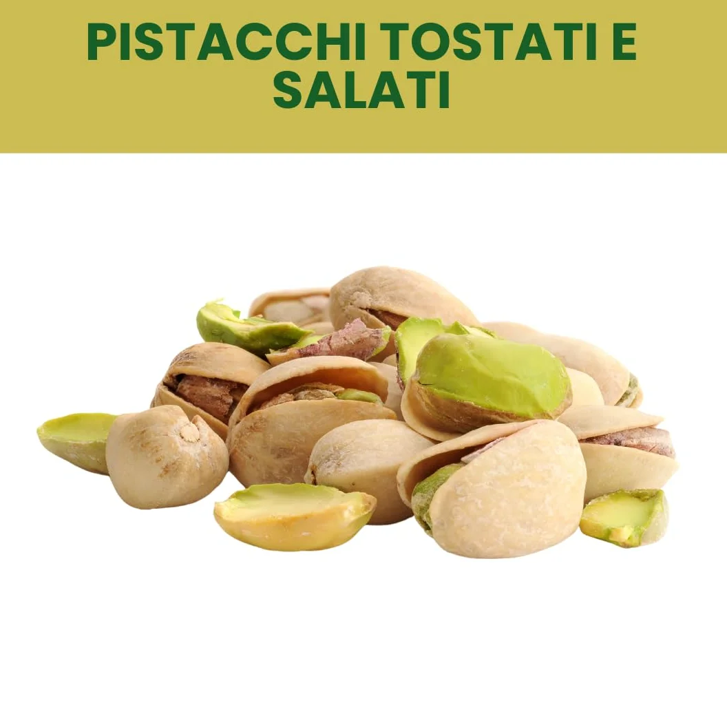 Alfano dal 1940 Pistacchi Salati Tostati 250g Frutta Secca Ricca di Fibre e Magnesio, Fonte di Potassio Ideale come Snack Aperitivo (16 Pezzi)