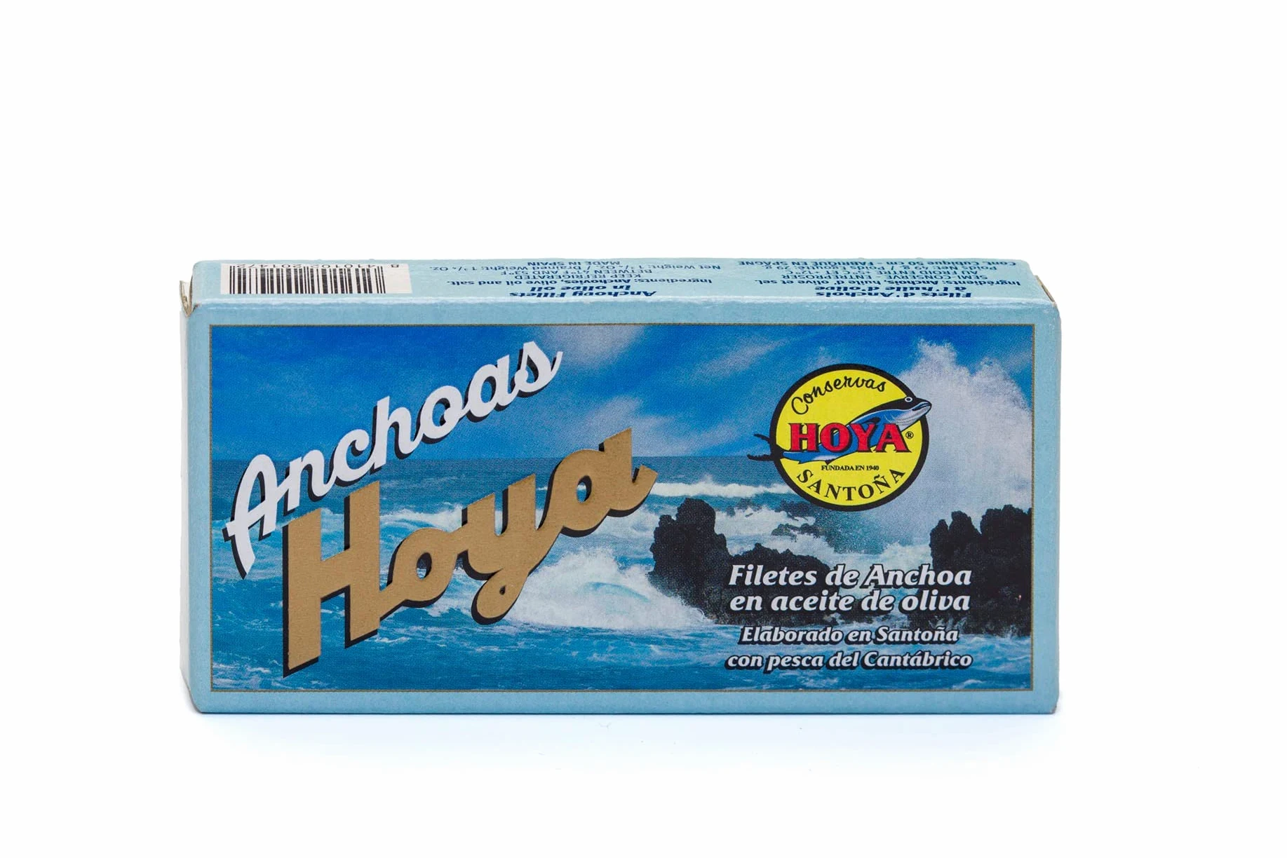 Hoya Santoña Acciughe del Cantabrico - Filetti di Alici sott'olio di Oliva, 6x 50g/8 filetti (300g/60 filetti)