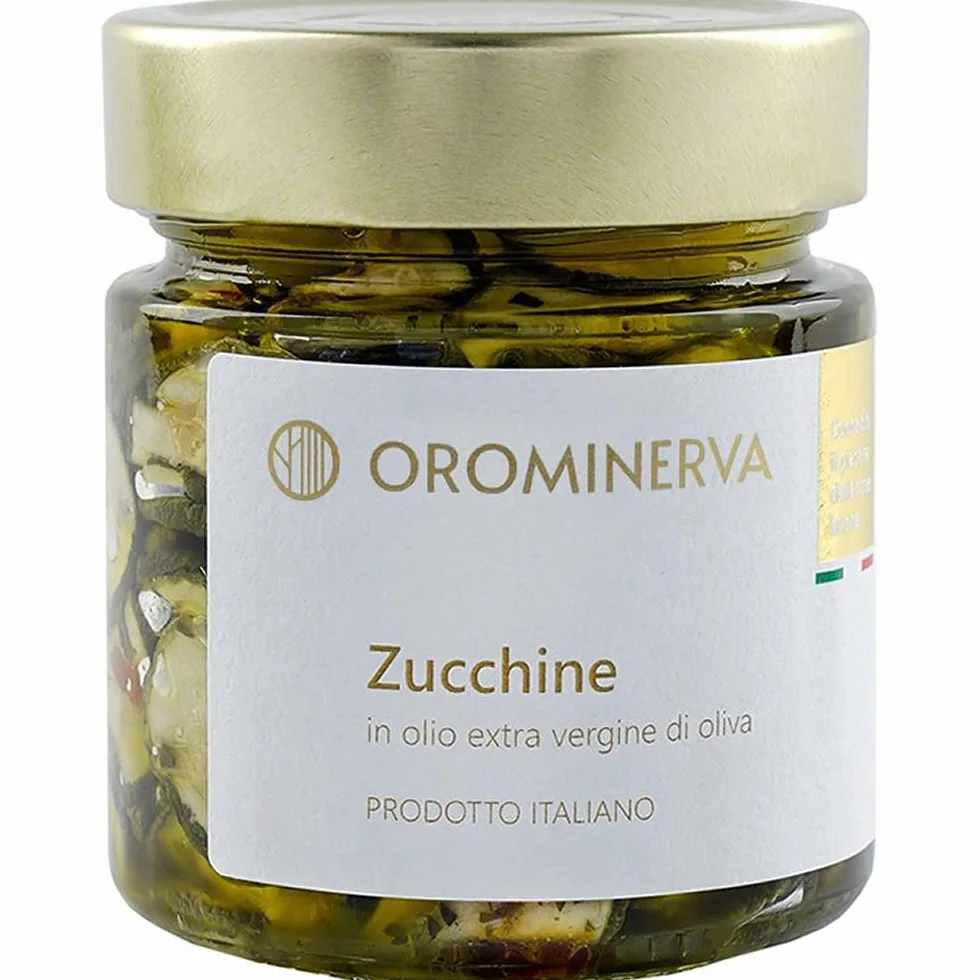 OROMINERVA - Box Territorio - Confezione regalo alimentare con prodotti tipici, specialità italiane sott'olio: asparagi, carciofini, melanzane, peperoni, zucchine, cipolla bianca di Isernia.