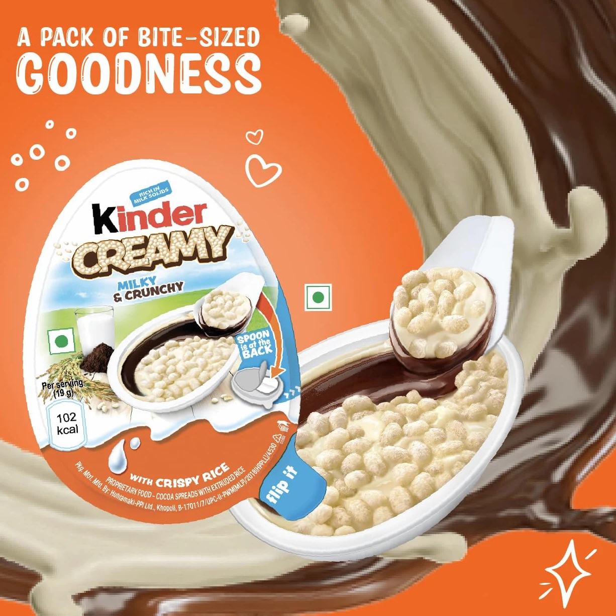 Kinder Creamy Milky & Crunchy (24 pezzi)