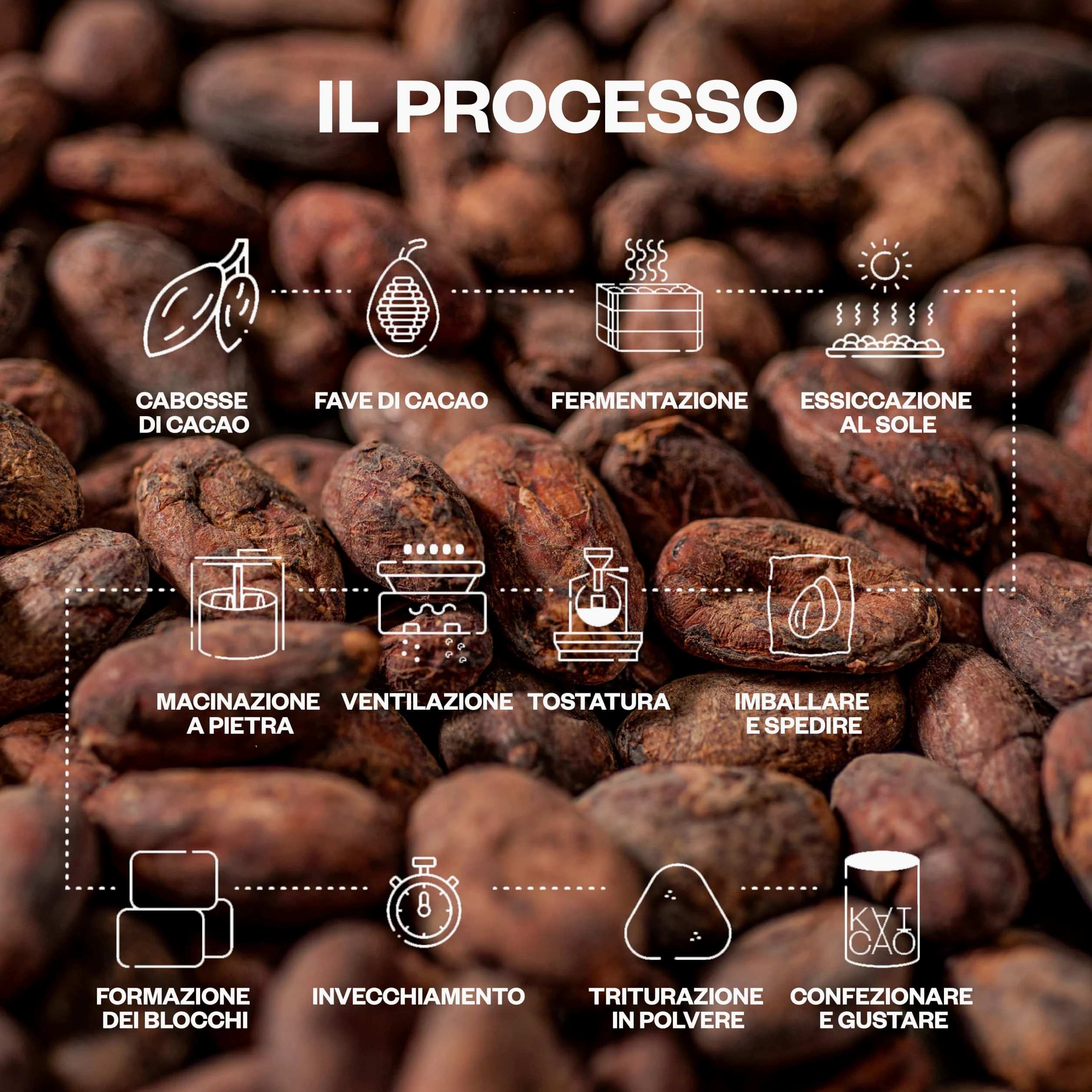 Kaicao Cacao Cerimoniale Mindfulness con Reishi e Ashwagandha - Cacao Puro Macinato in Polvere, origine Ecuador – Senza Zucchero, Vegano, Senza Glutine, Dieta Keto - 201