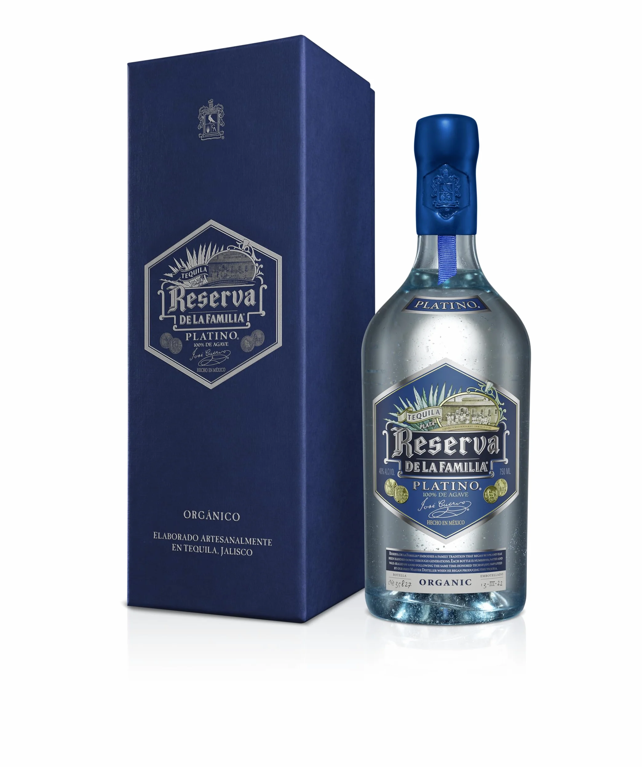 Jose Cuervo Reserva de la Familia Platino 70cl – Tequila super premium, non invecchiato. 40% vol